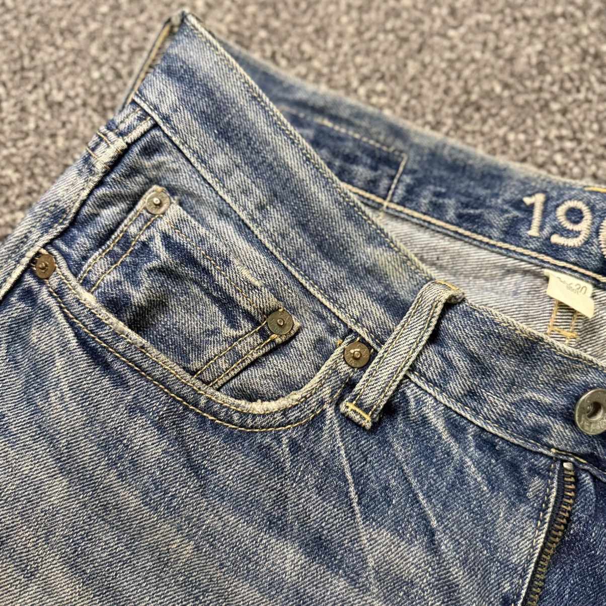 Seditionaries 🔥🔥 Distressed 2009 Gap Slim Fit Boot Thrashed Denim Size US 30 / EU 46 - 11 Thumbnail