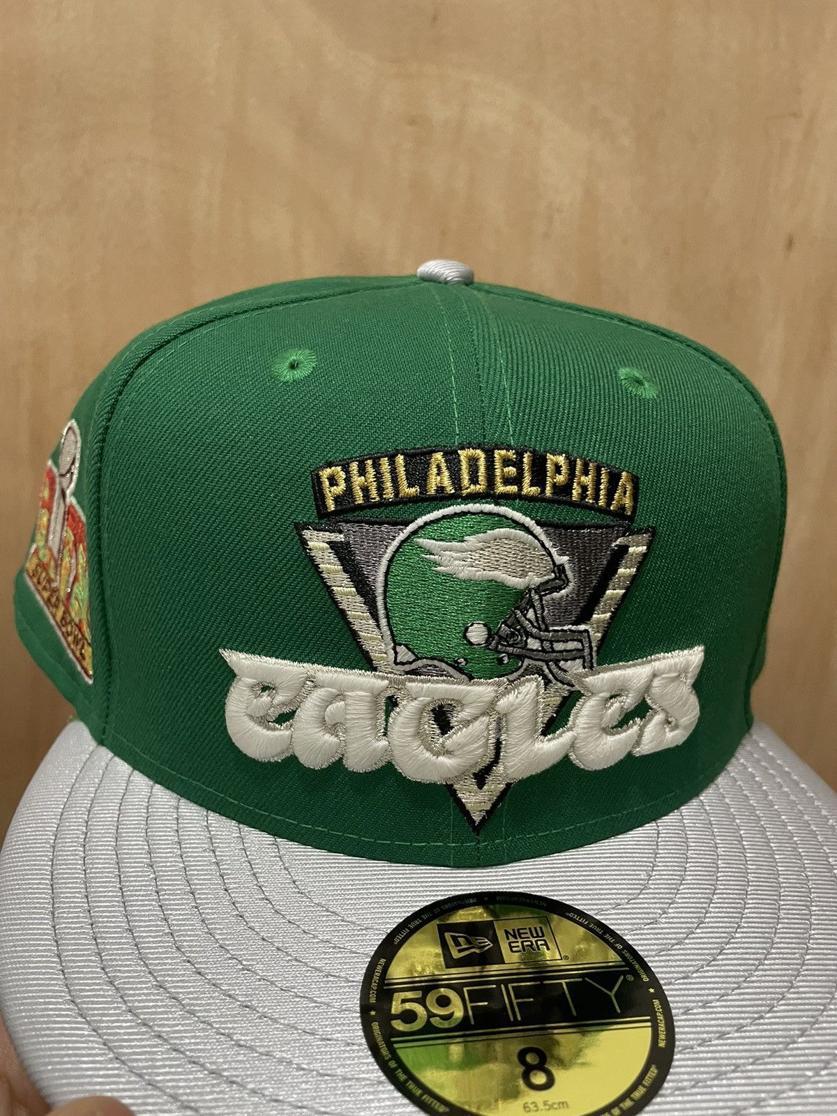 MyFitteds Myfitteds Philadelphia eagles Super Bowl patch size 8 new Size ONE SIZE - 7 Thumbnail