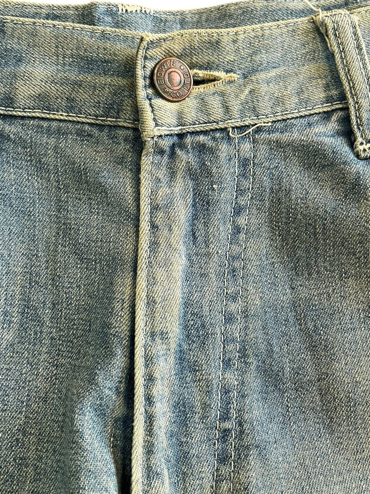 Edwin × Garment Reproduction of Workers Vintage Edwin Carpenter Mudwash Denim Size US 28 / EU 44 - 5 Thumbnail