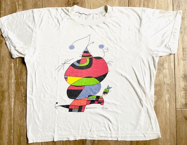 Vintage Rare Vintage 90' Joan Miro Art T-Shirt | Grailed