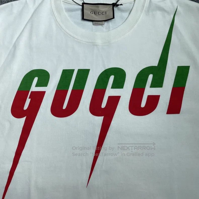 Gucci Gucci Blade printed round-neck pullover short-sleeved T-sh Size US XS / EU 42 / 0 - 4 Thumbnail