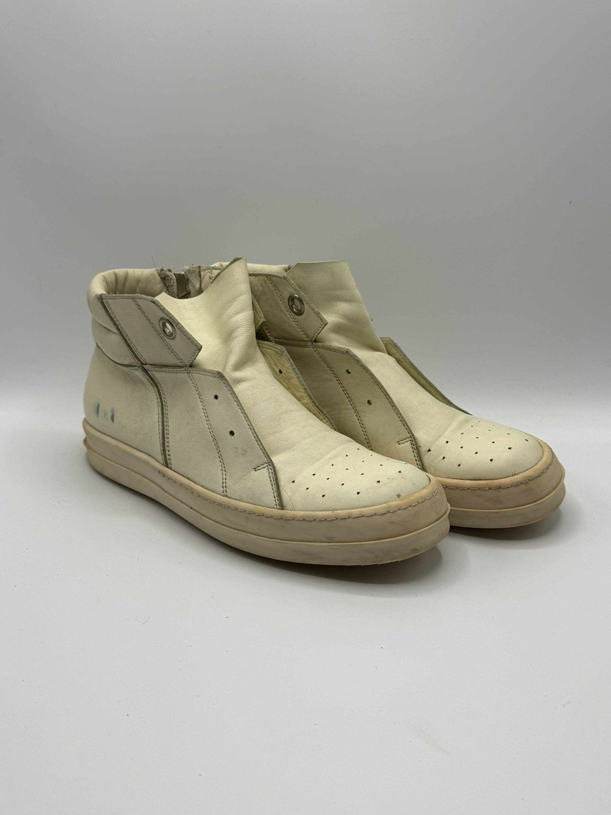 Rick Owens Rick Owens Island Dunks Laceless Mid-Top Sneakers Size US 7 / EU 40 - 1 Thumbnail
