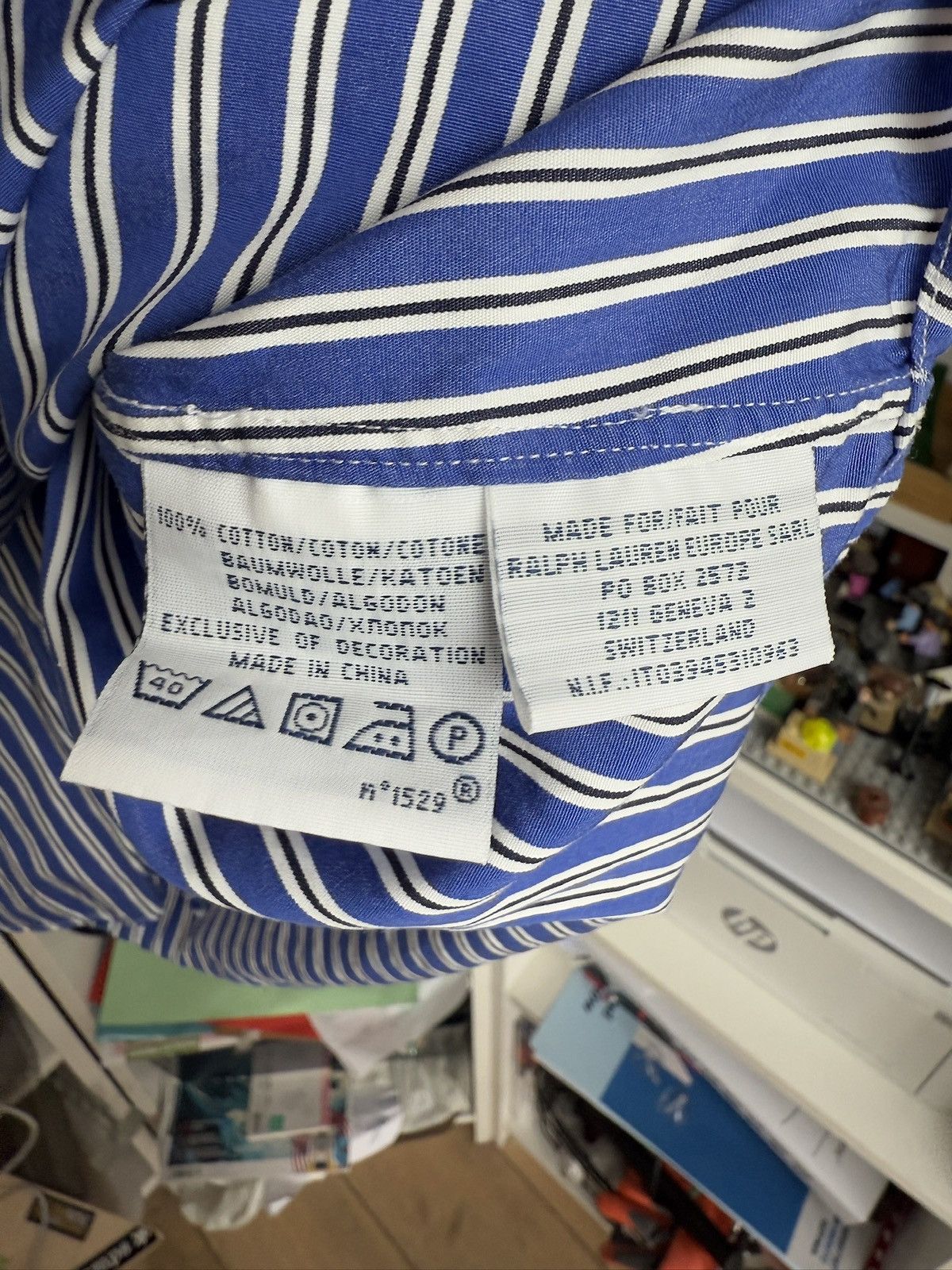 Designer × Polo Ralph Lauren × Ralph Lauren Vintage y2k Polo Ralph Lauren striped longsleeve shirt M 90s Size US L / EU 52-54 / 3 - 5 Thumbnail