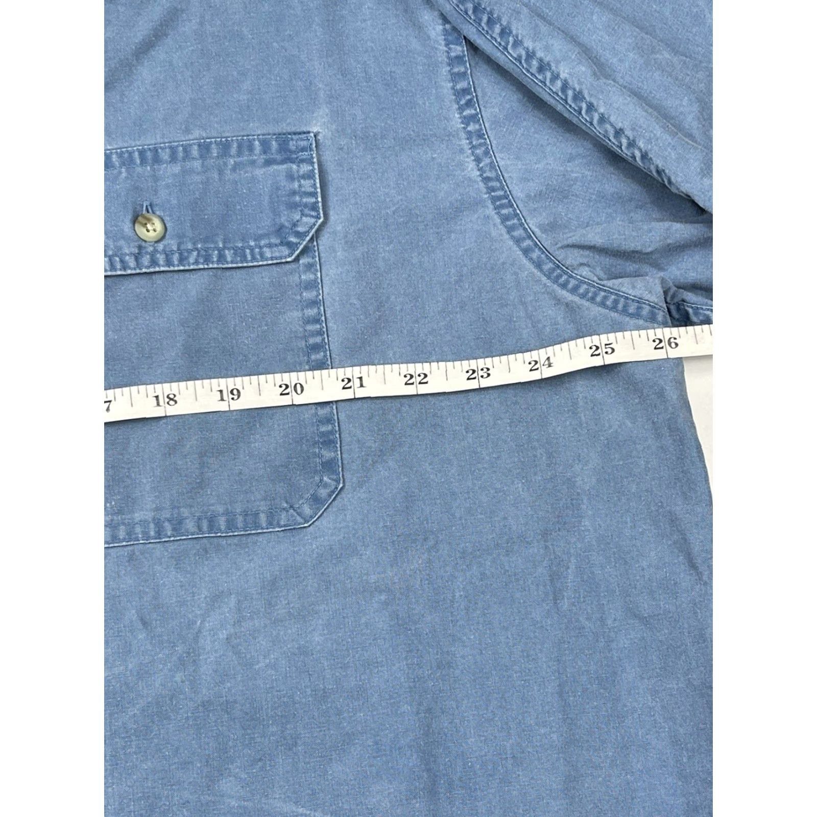 Vintage VINTAGE L.L. Bean Cool Weave Long Sleeve Fishing Shirt XL Nantucket Blue Mens Size US XL / EU 56 / 4 - 5 Thumbnail