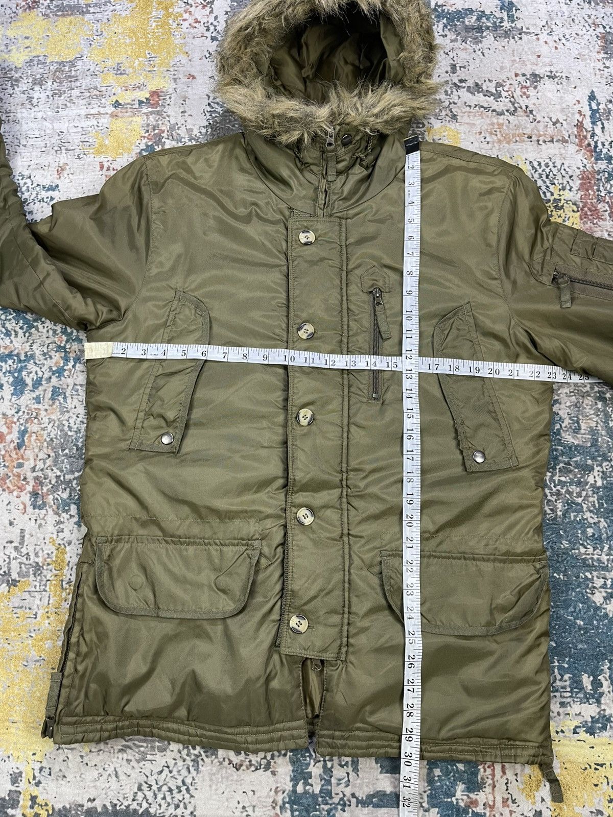George George Military Type N3-B Nylon Fur Snorkel Parka Size US M / EU 48-50 / 2 - 13 Thumbnail