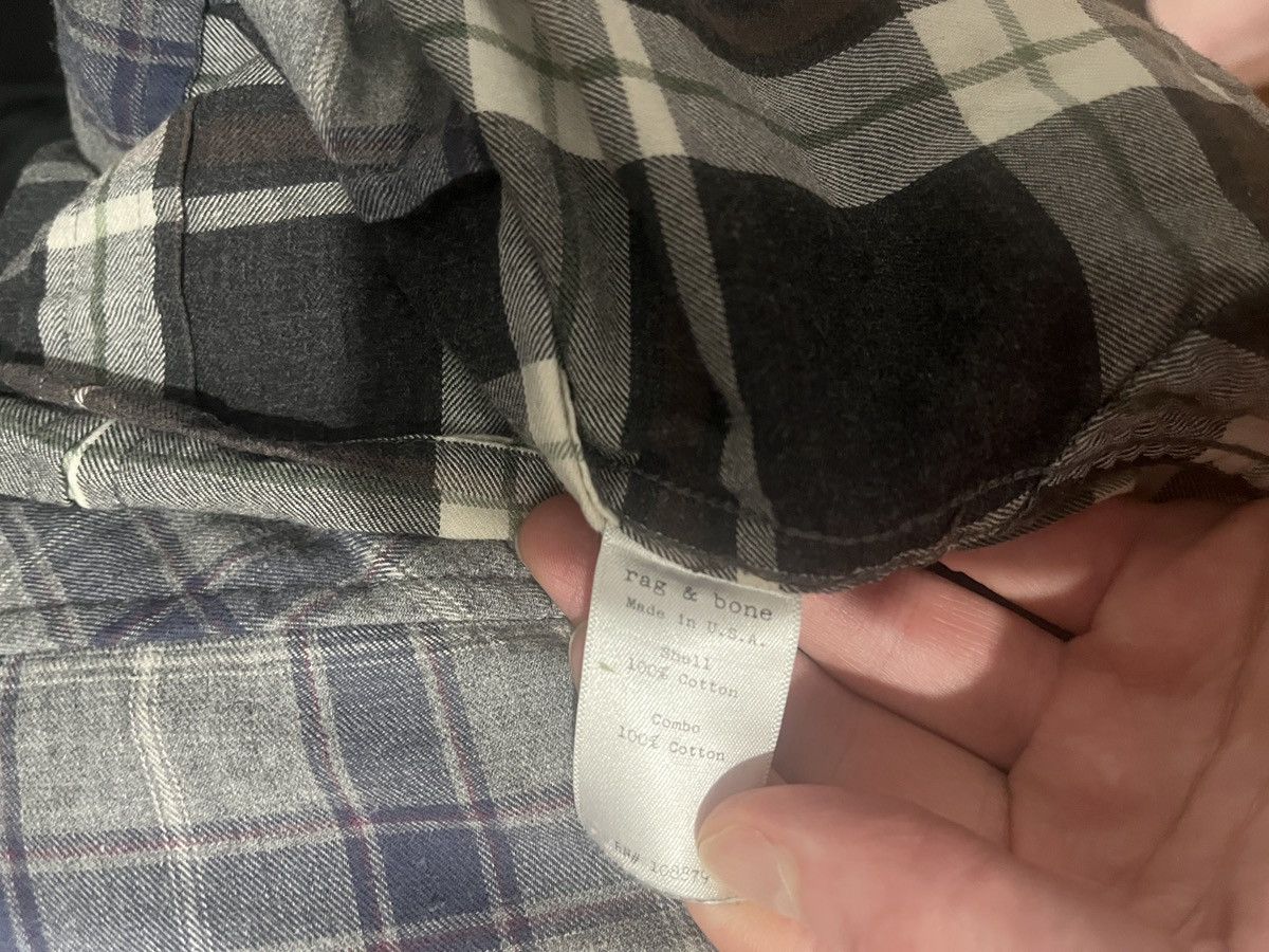 Rag & Bone Rag & Bone x Bergdorf Goodman Mixed Plaid Flannel Size US S / EU 44-46 / 1 - 9 Thumbnail