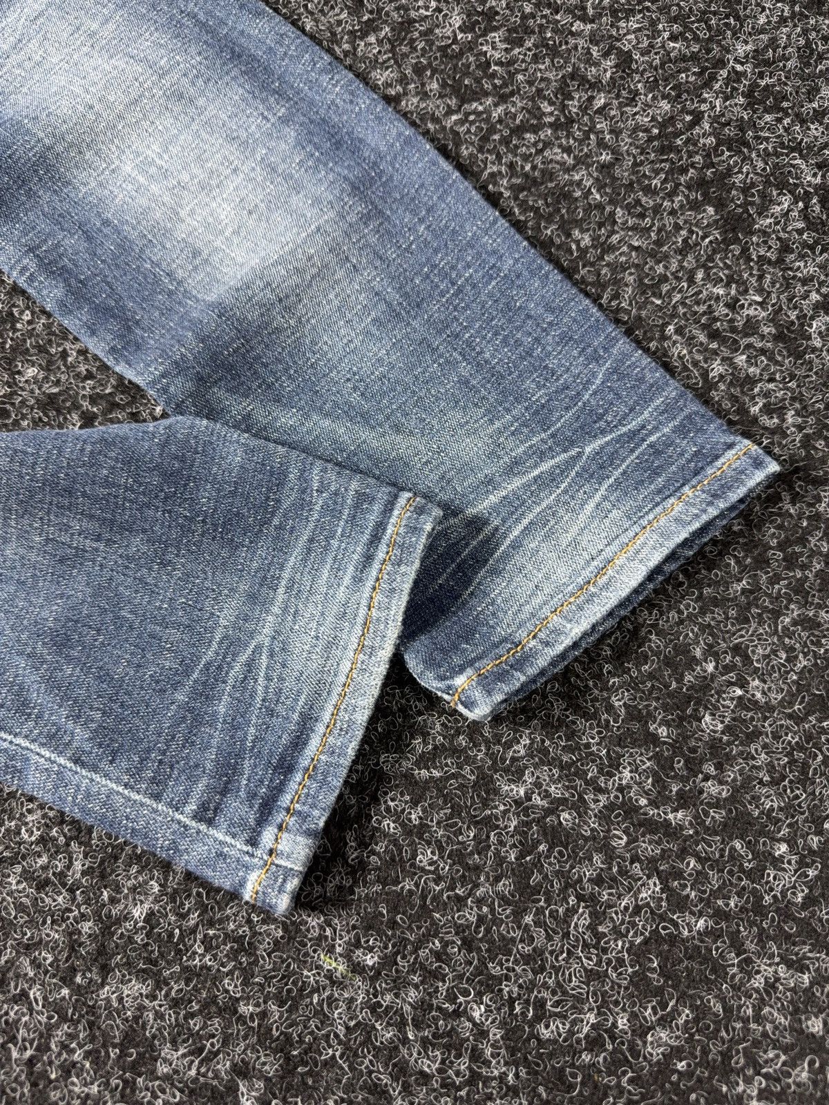Giorgio Armani Luxury 00s Armani Jeans Slim Tapered Denim Pants Rock Y2K Size 27" / US 4 / IT 40 - 14 Thumbnail