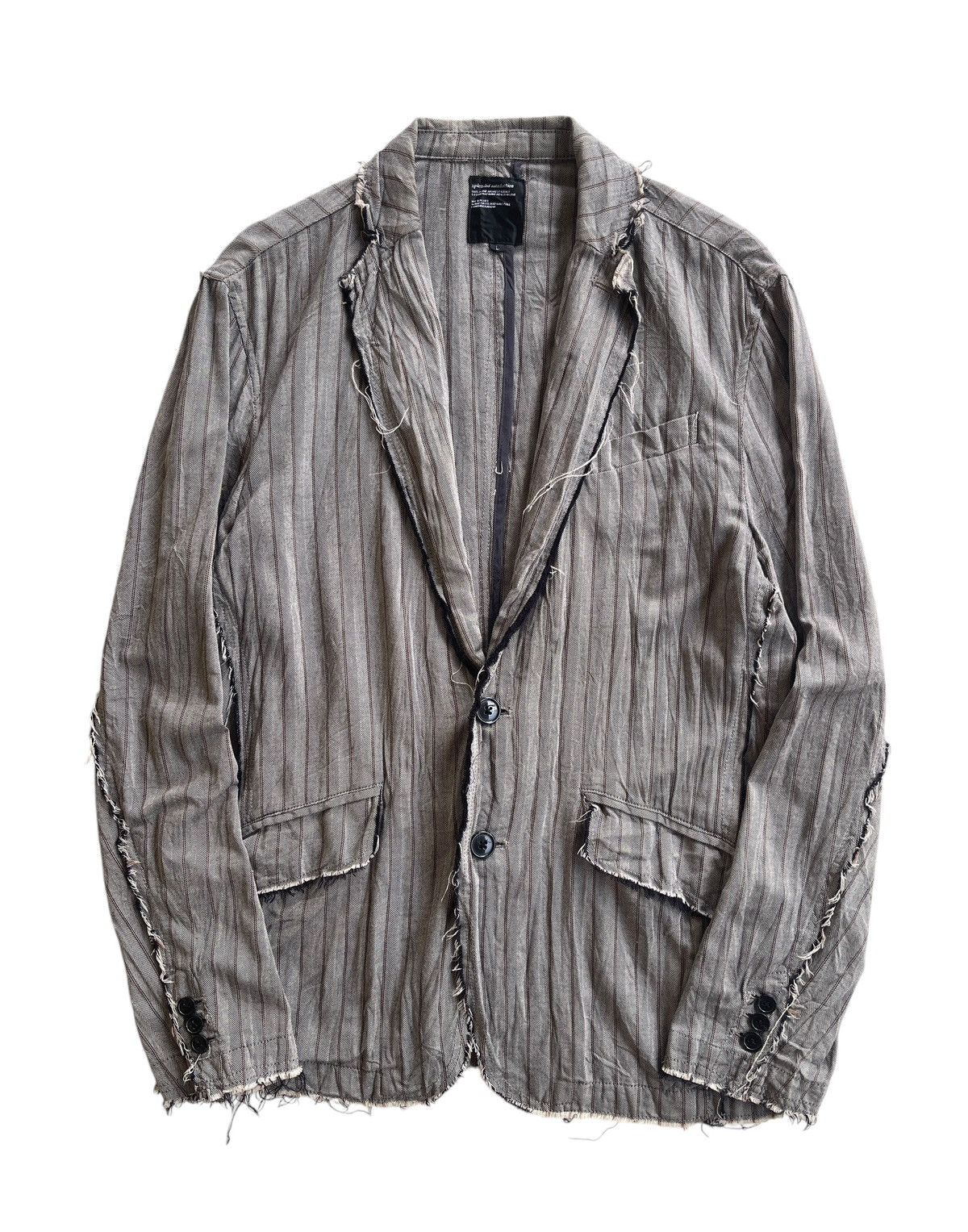 Japanese Brand × Vintage Japanese Splendid Satisfaction Unfinished Distressed Design Size US M / EU 48-50 / 2 - 1 Thumbnail