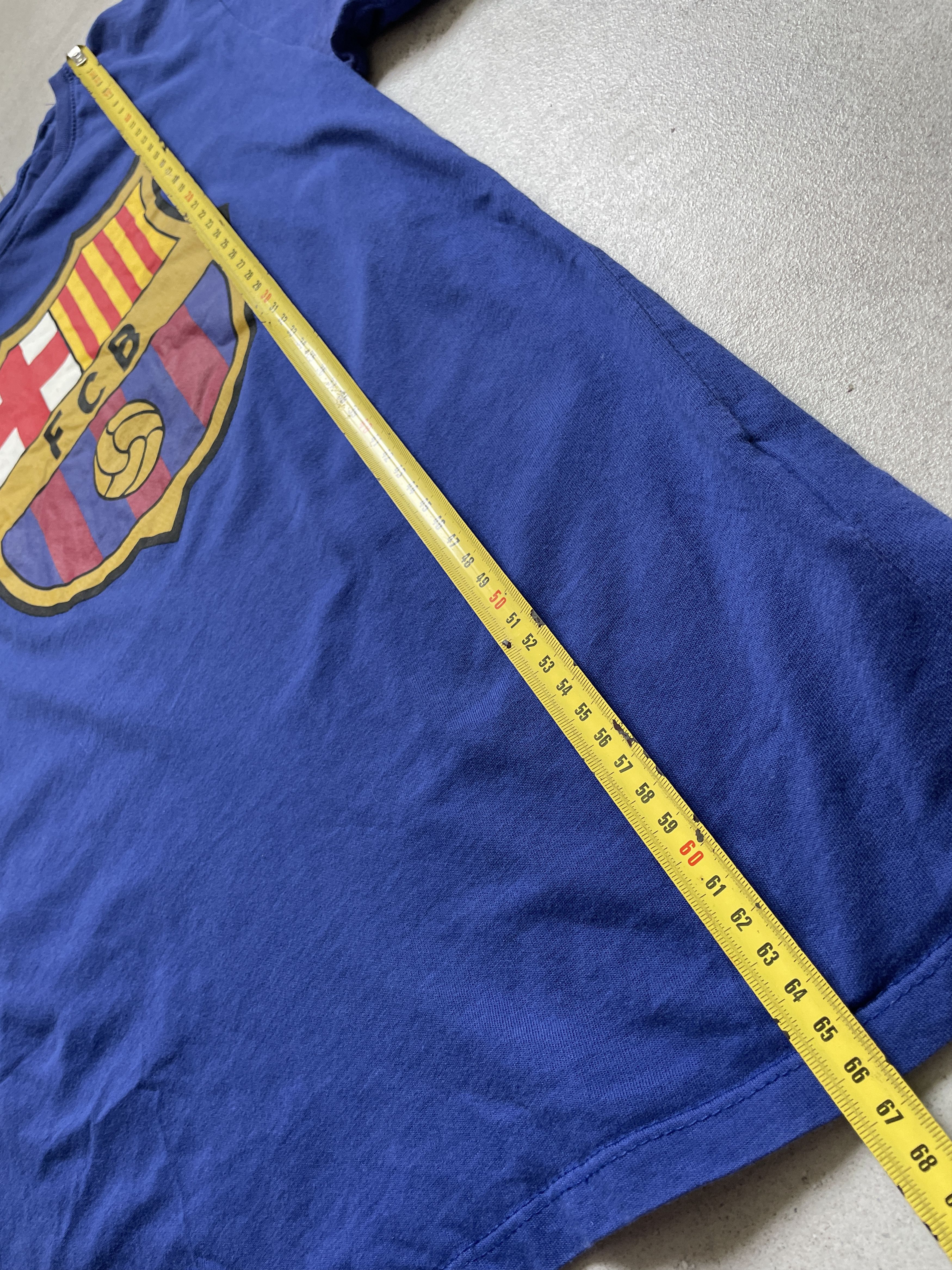 Nike Y2K NIKE BLUE FC BARCELONA SOCCER BLOKE BLOKECORE TEE Size US S / EU 44-46 / 1 - 6 Thumbnail