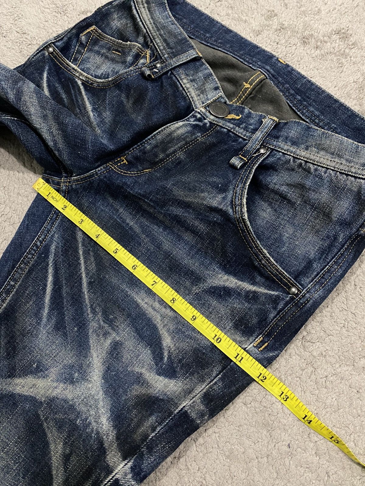 Tornado Mart NEED GONE ‼️ Rattle Trap Distressed Rusty Denim Jeans Punk Size US 31 - 16 Thumbnail