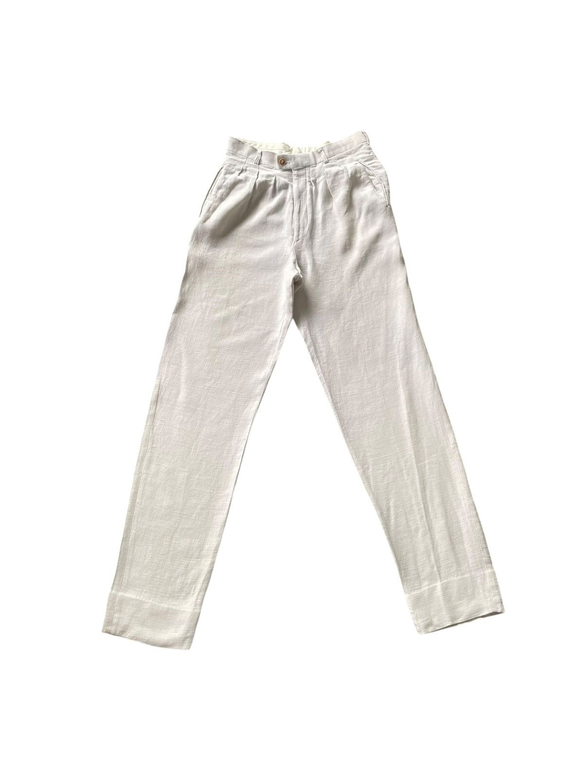 Designer × Kenzo × Vintage Vintage Kenzo Beige Pleated Pant Size US 30 / EU 46 - 1 Thumbnail