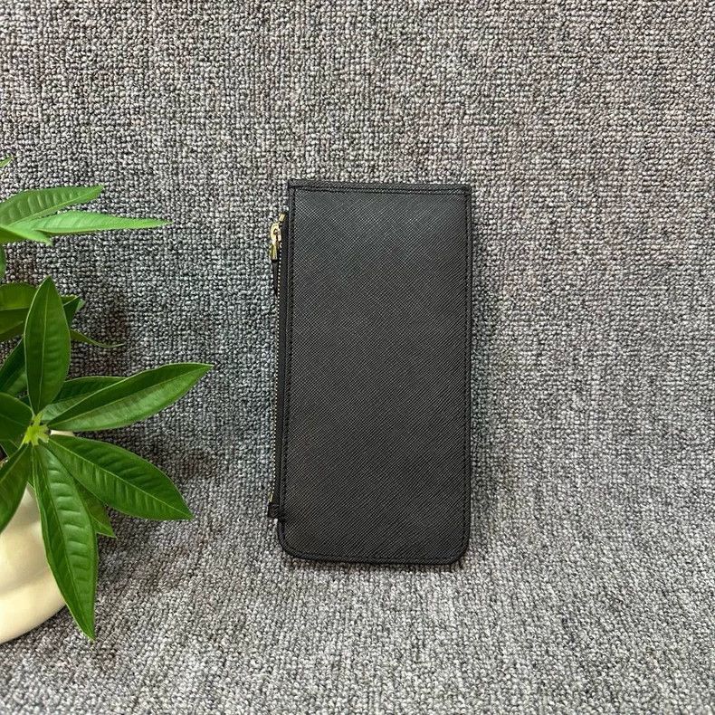 Prada PRADA Leather Long Wallet with Metal Logo-2506 Size ONE SIZE - 2 Thumbnail