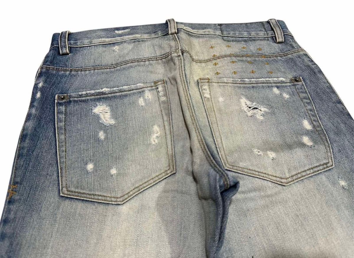 Ksubi 🔥Y2K Ksubi Mud Wash Denim Distressed Size US 31 - 10 Thumbnail