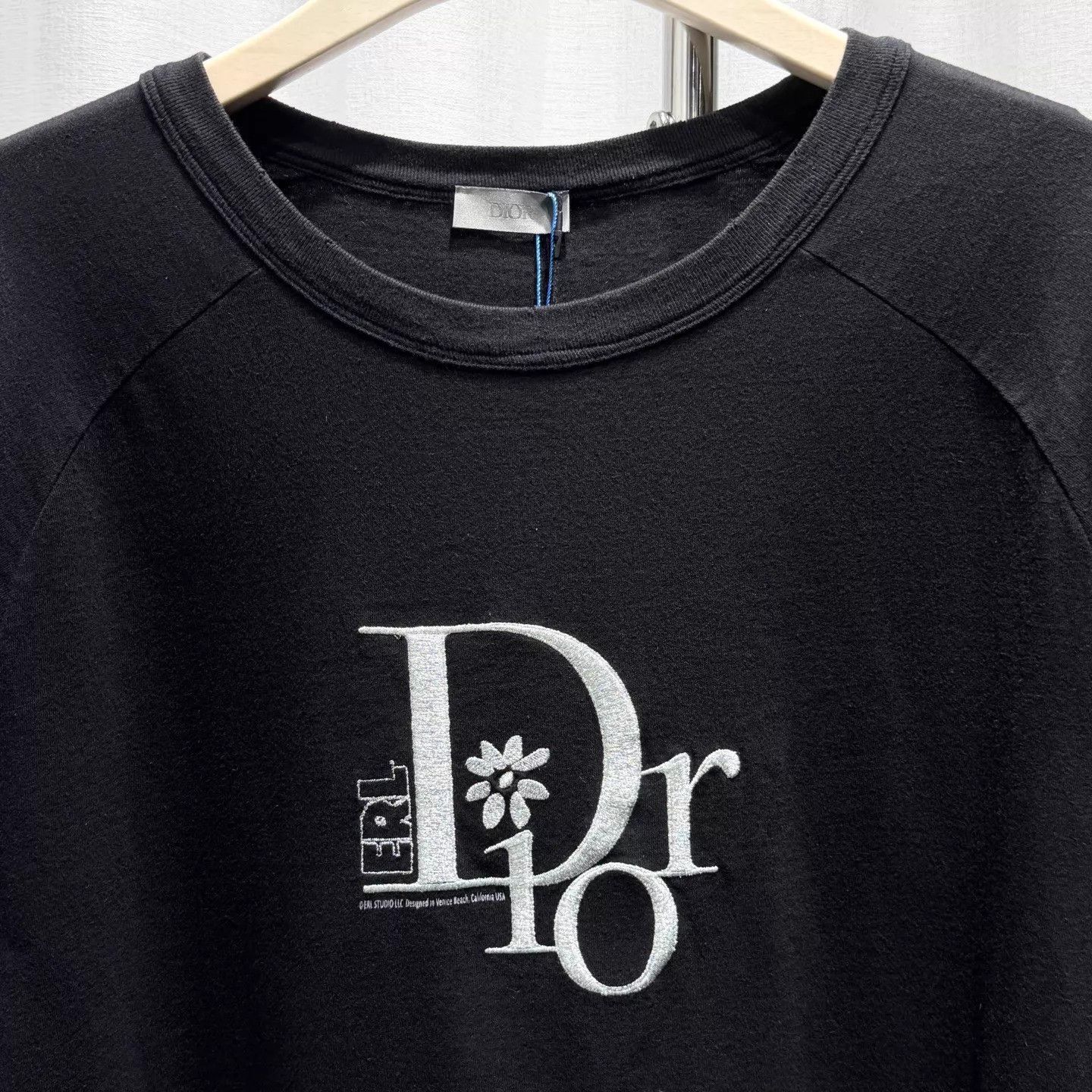 Dior DIOR x ERL 24 Black Short Sleeve T-Shirt 3XL Size US XXL / EU 58 / 5 - 6 Thumbnail