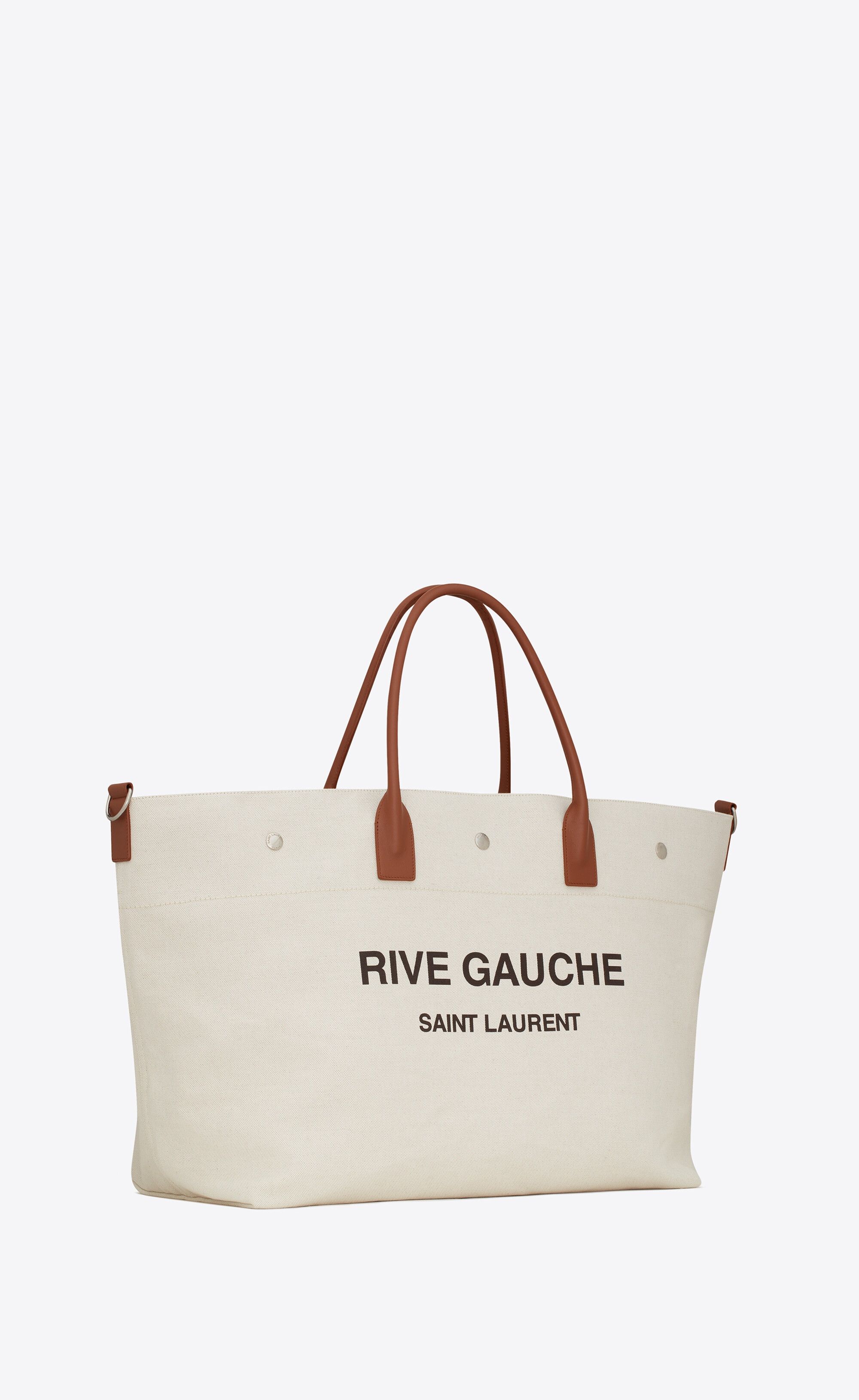 Saint Laurent Paris o1b1hav110125 685543 Size: OS / Shopping Leather Bag Beige Size ONE SIZE - 4 Thumbnail
