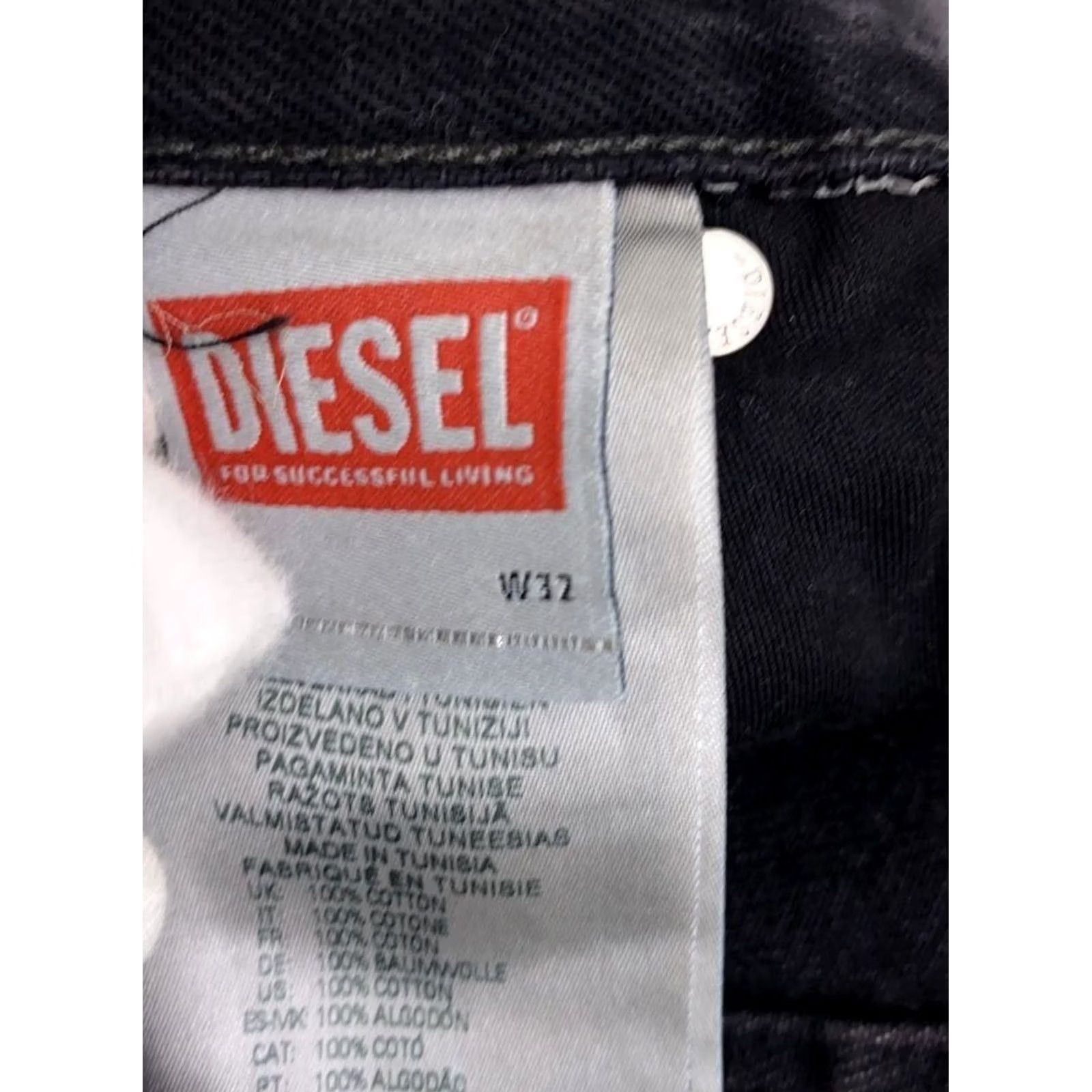 Diesel Diesel D-FISH-S Cargo Trousers Size 32 Black Cotton Regular Wide-Leg Mens City Army Vintage No Size US 32 / EU 48 - 5 Thumbnail