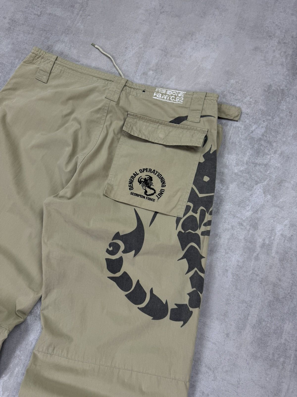 Other FISHBONE NYC.92 Scorpion Force Military Khaki boot cut pants Size US 32 / EU 48 - 3 Thumbnail