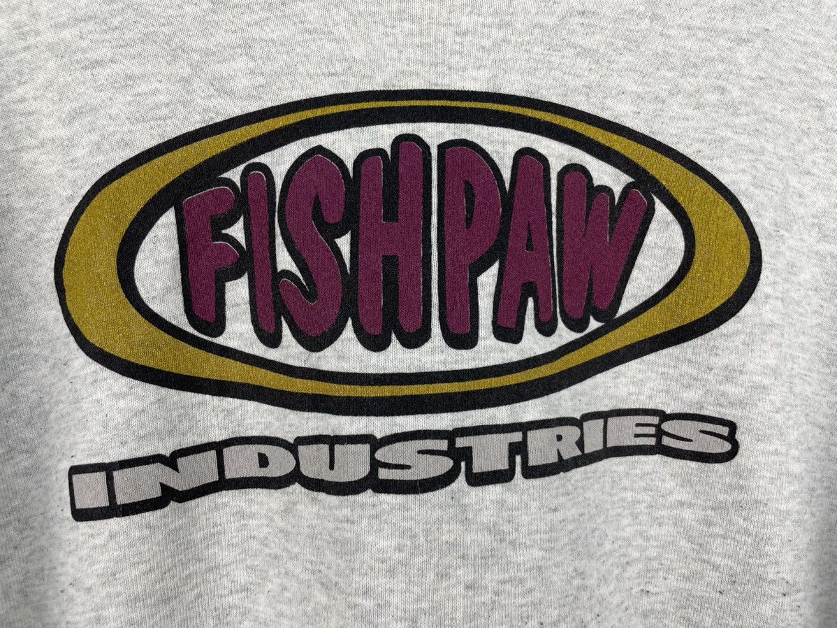 Vintage Vintage 90s Fishpaw Industries streetwear brand sweatshirts Size US XL / EU 56 / 4 - 5 Thumbnail