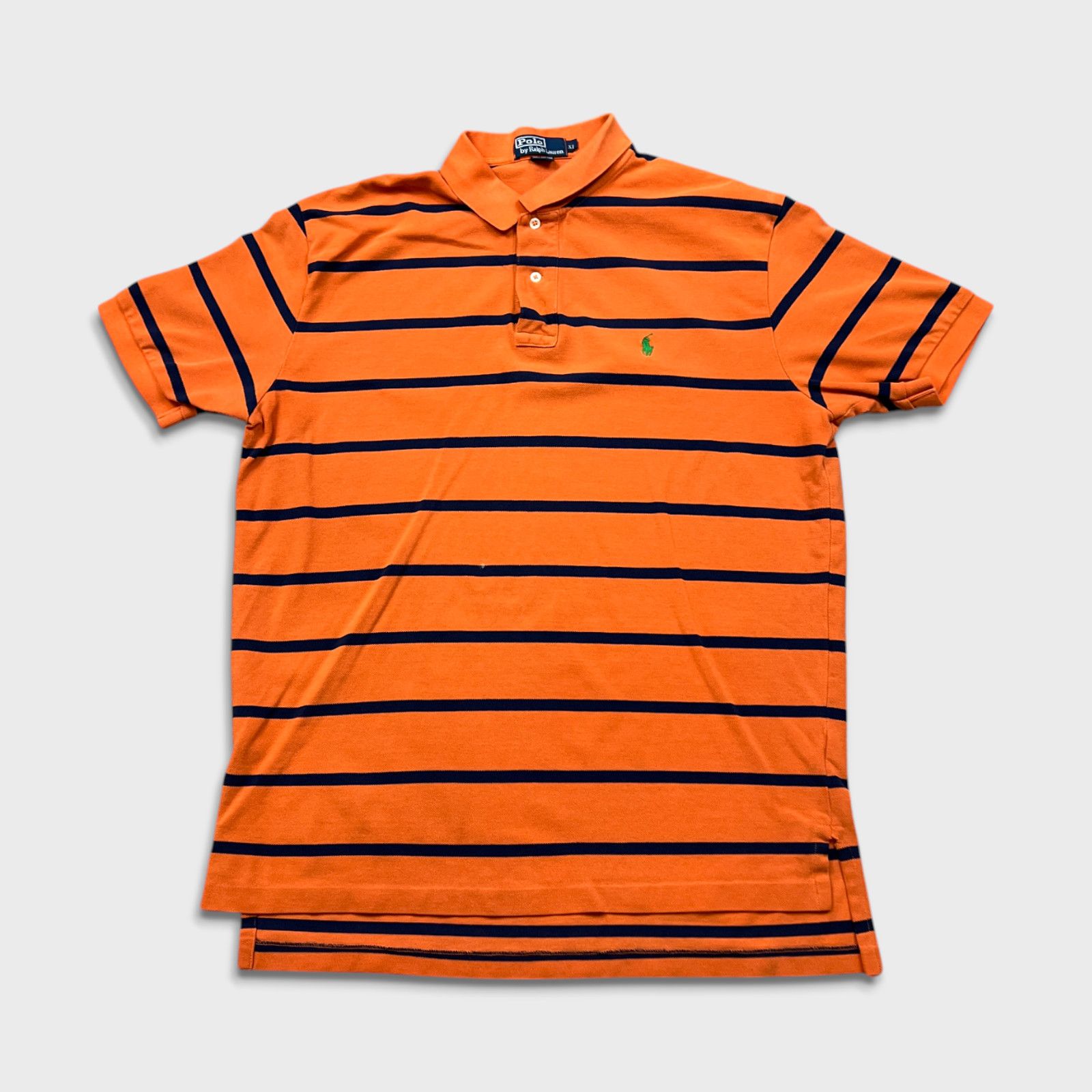 Polo Ralph Lauren VTG 90s Polo Ralph Lauren Shirt XL Pony Striped Short Sleeve Size US XL / EU 56 / 4 - 1 Thumbnail