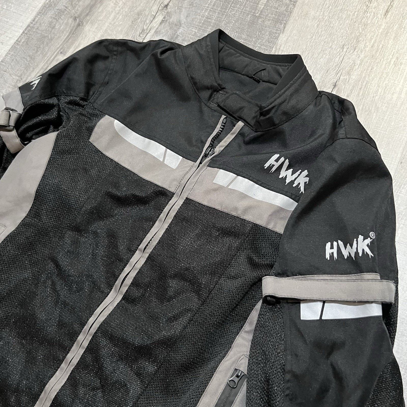 Hawk HWK Mesh Motorcycle Jacket Riding Motorbike Biker CE Armored Size US M / EU 48-50 / 2 - 3 Thumbnail