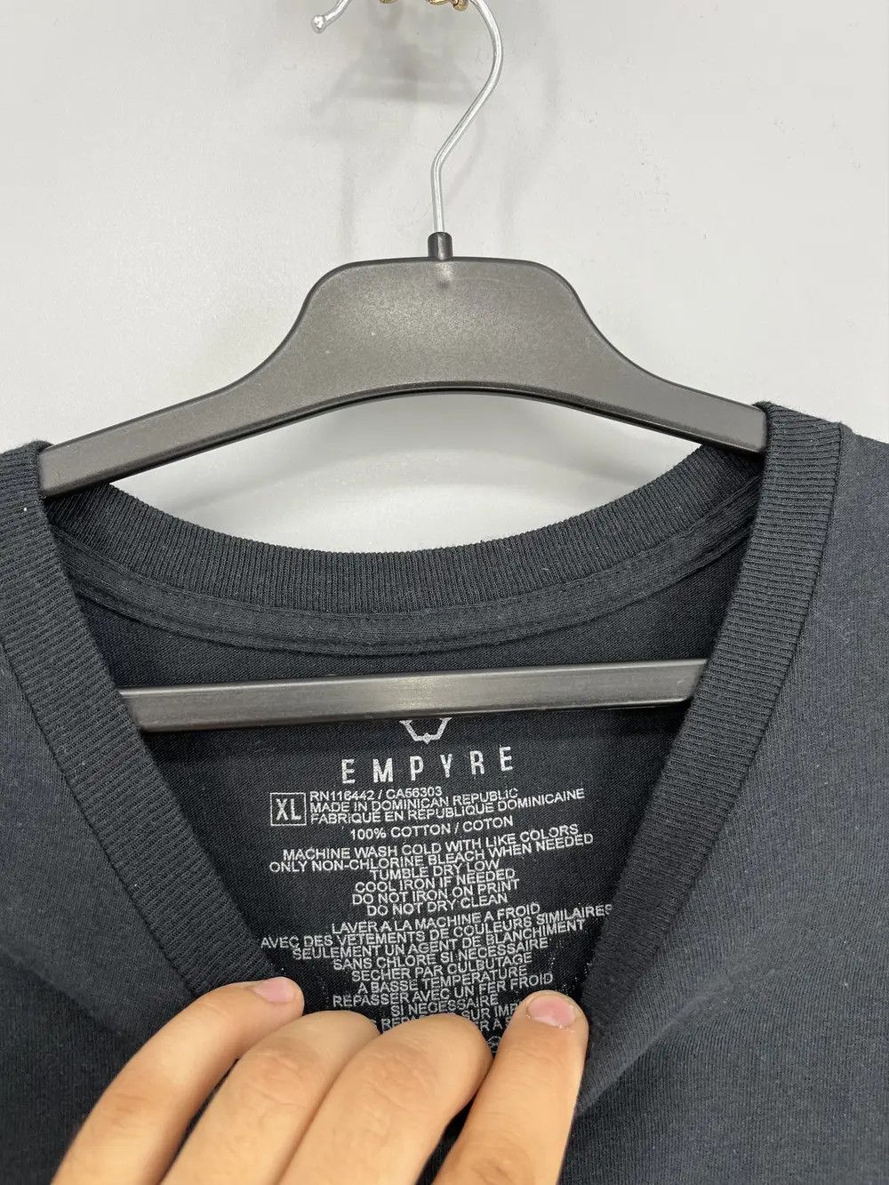 Empyre EMPYRE T-Shirt Mens Sz L Black Shadows Streetwear Sryle Size US XL / EU 56 / 4 - 9 Thumbnail