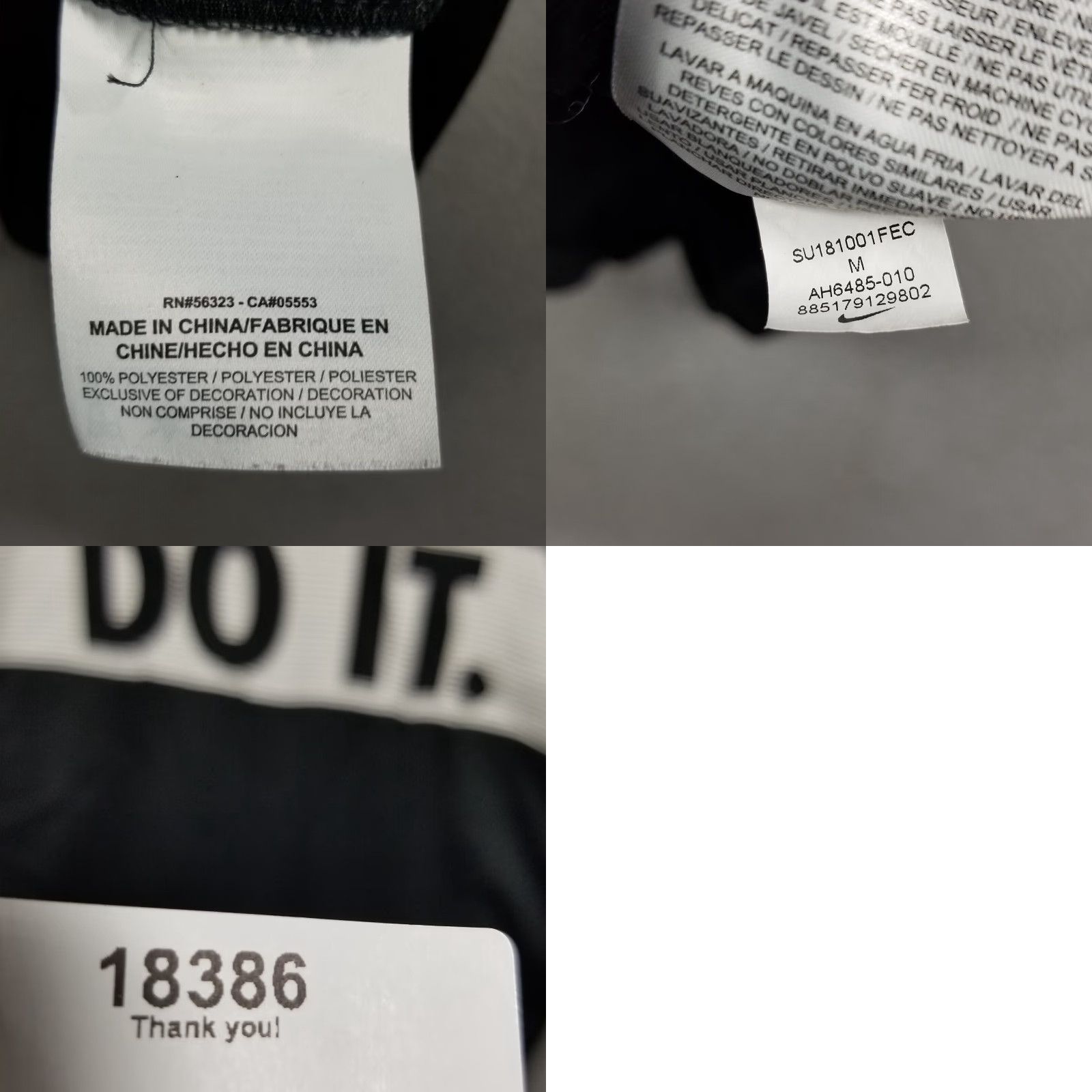 Nike Nike Dri-Fit Tank Top Women Medium Sleeveless Racerback Black - Tennis, Pickleball Shirt, Breathable, Lightweight, Nike Tank Top M Women Size M / US 6-8 / IT 42-44 - 8 Thumbnail