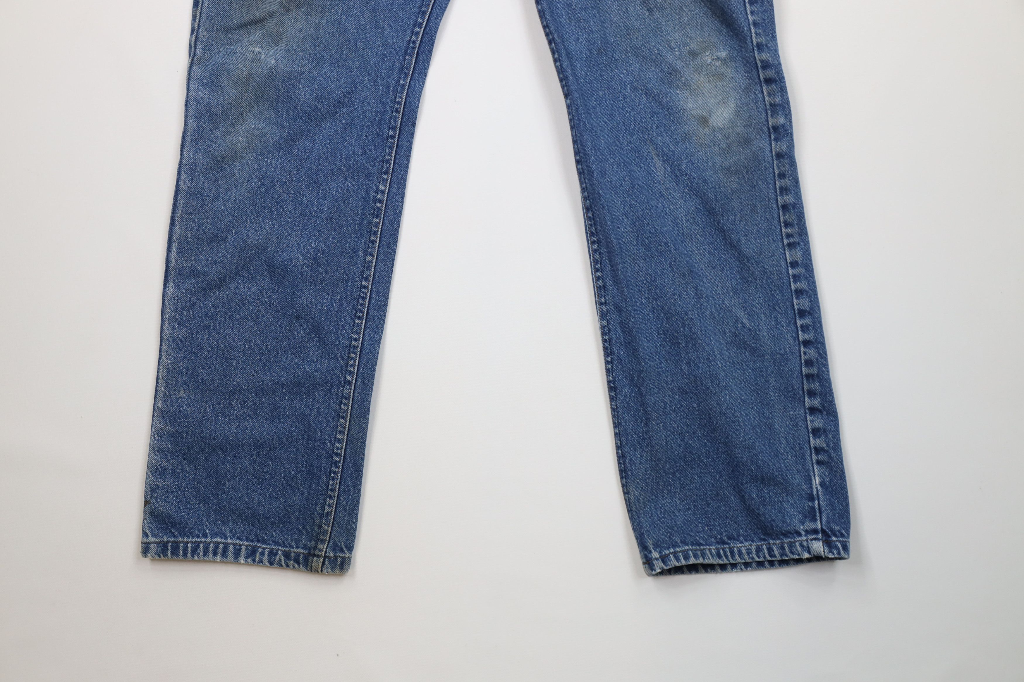 Lee Vintage 90s Lee Straight Leg Denim Jeans Blue Cotton USA Size US 36 / EU 52 - 4 Thumbnail