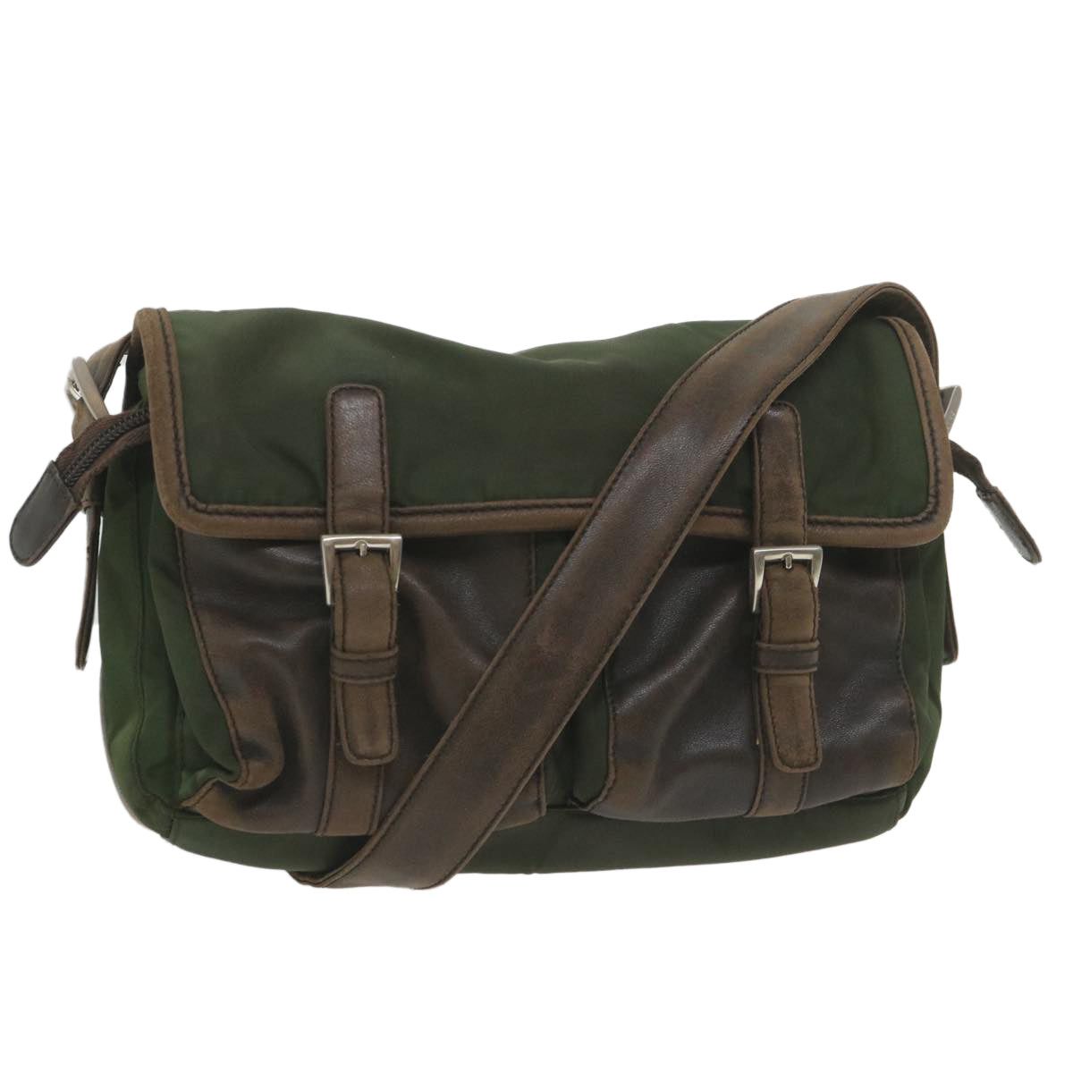 image of Prada Shoulder Bag in Green, Women's