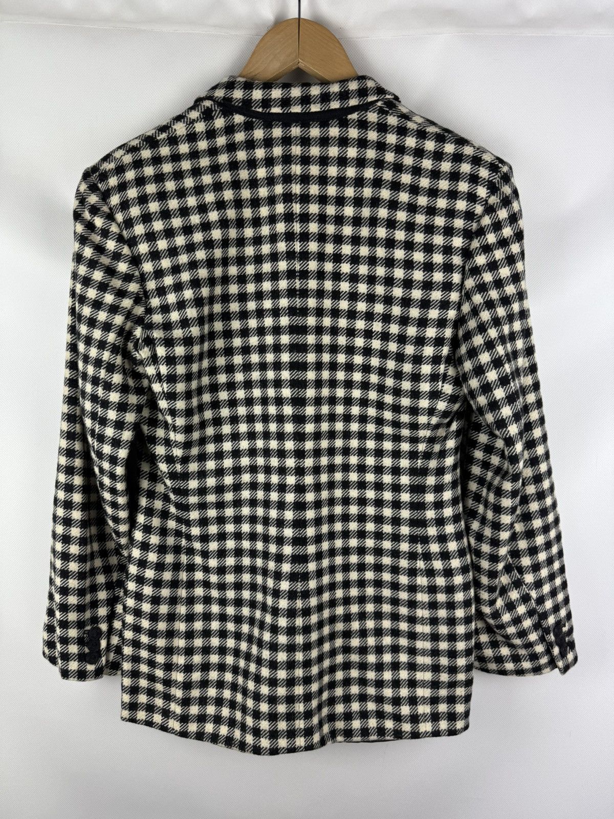 Salvatore Ferragamo Salvatore Ferragamo VTG Plaid Wool Cashmere Blazer Jacket Size M / US 6-8 / IT 42-44 - 15 Thumbnail
