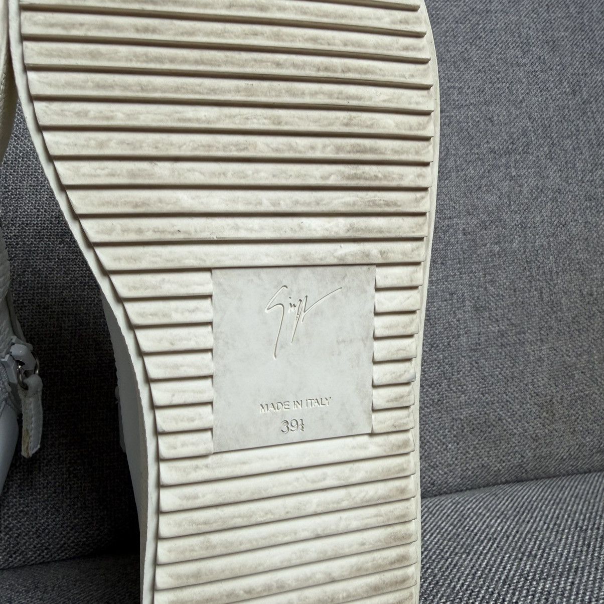 Giuseppe Zanotti Giuseppe Zanotti Leather Hi Top Sneakers Size US 6.5 / EU 39-40 - 13 Thumbnail