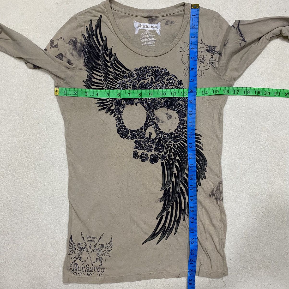 Japanese Brand × Seditionaries Japanese Brand BUCKAROO Embroidered Skull & Angel Size XS / US 0-2 / IT 36-38 - 10 Thumbnail