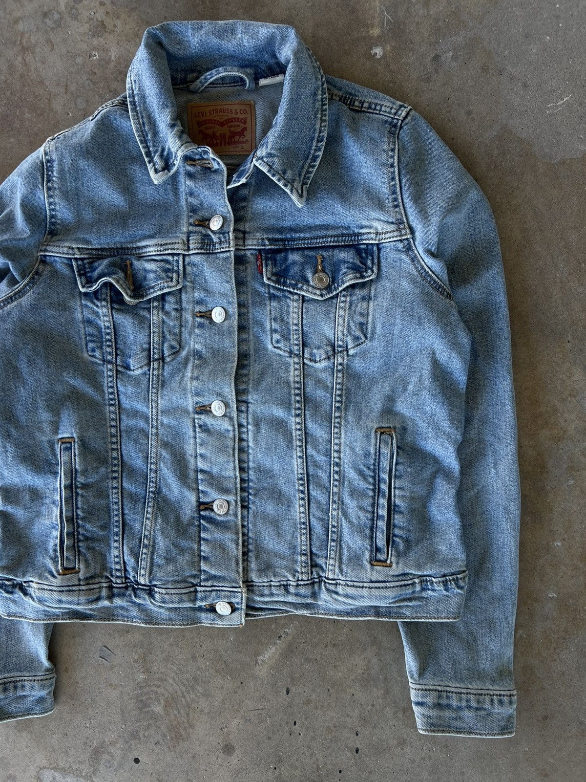 Levi's Vintage Essential Levi’s Workwear Denim Jacket Size L / US 10 / IT 46 - 1 Thumbnail