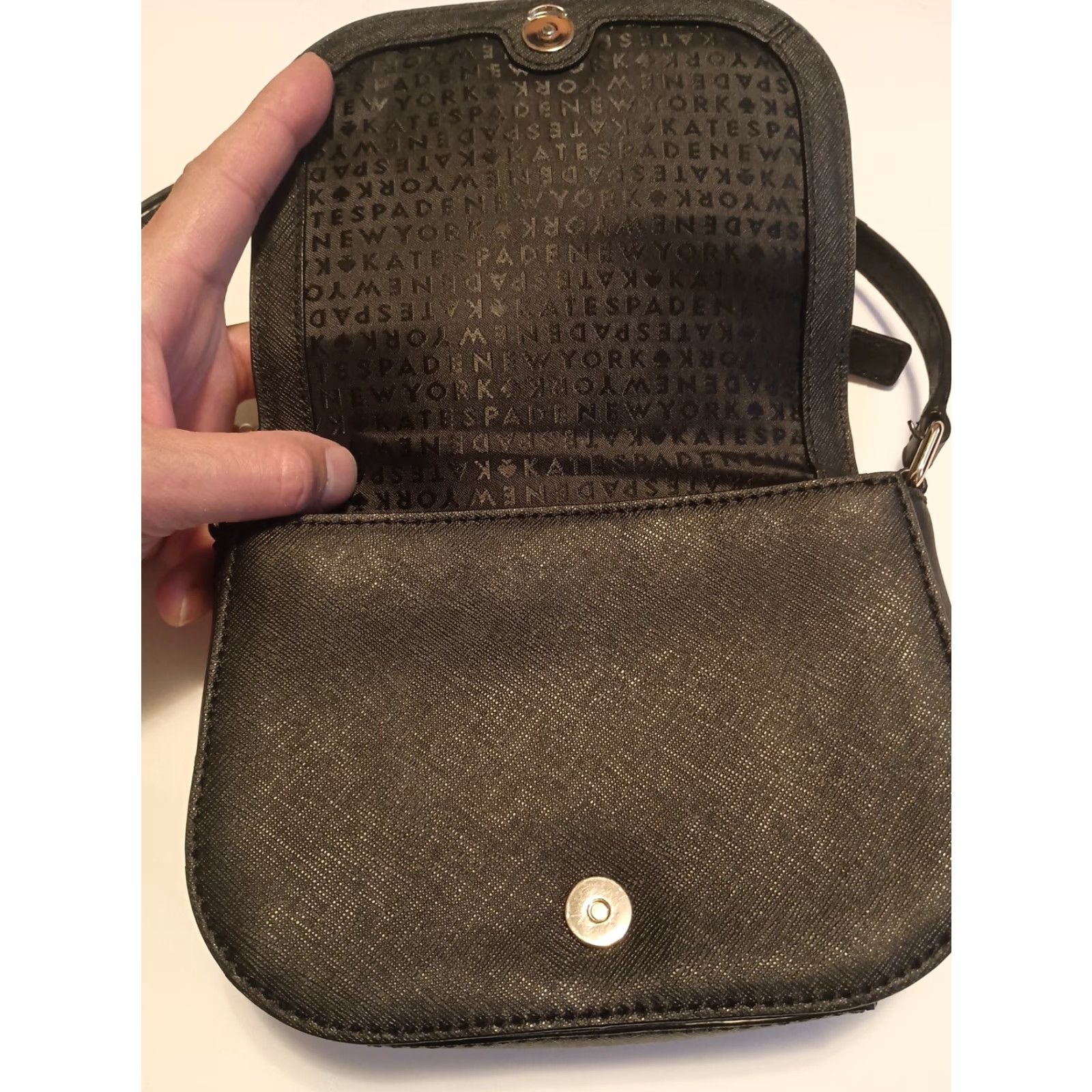 Vintage VINTAGE Kate Spade Laurel Way Leather Crossbody Shoulder Bag Black Small Size ONE SIZE - 4 Thumbnail
