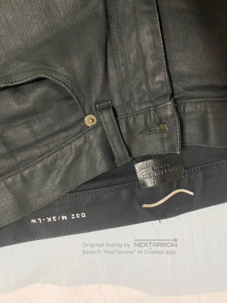 Saint Laurent Paris Saint Laurent Paris Waxed Denim Jeans Size US 31 - 3 Thumbnail