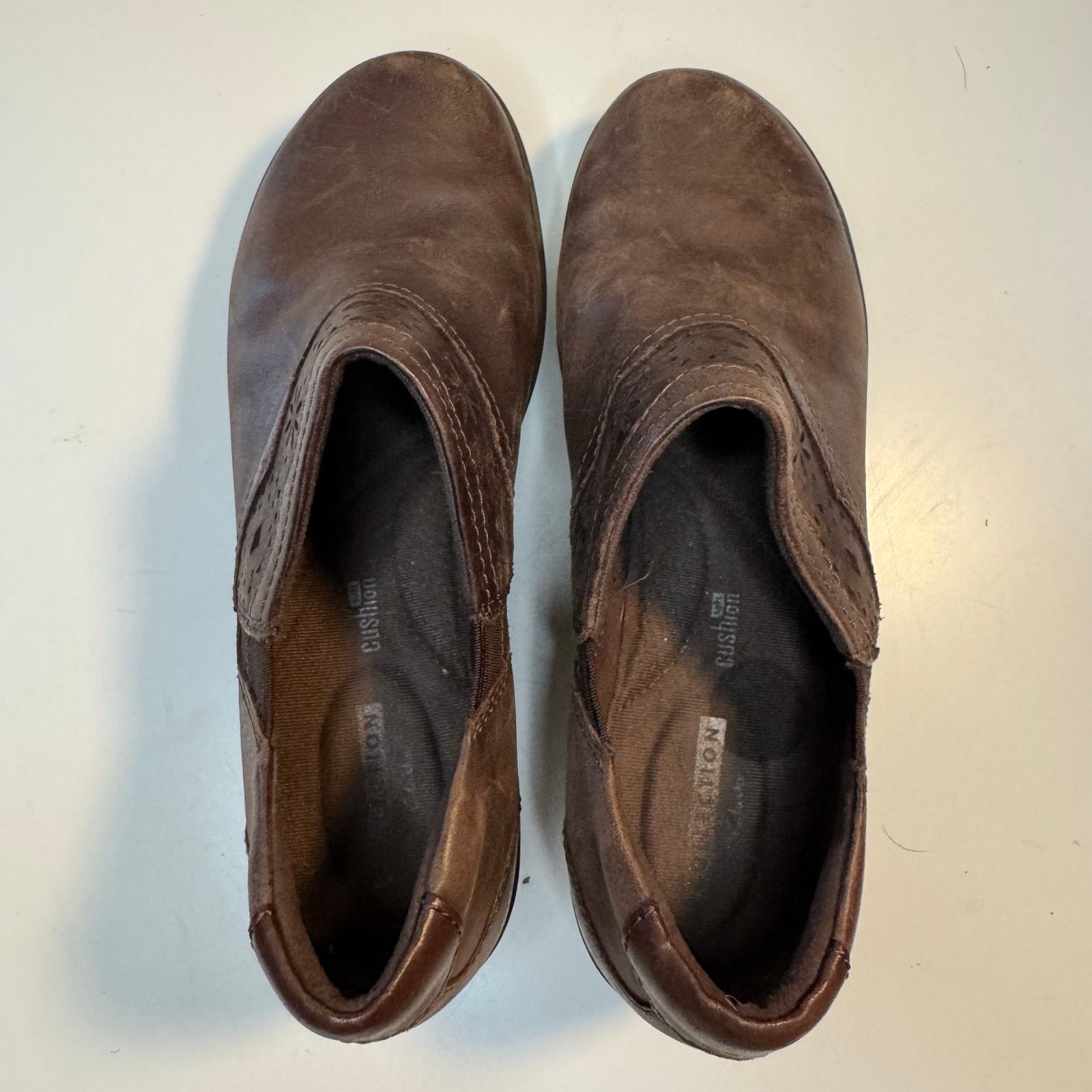 Clarks Clarks Marion Helen Cut-out Detail Wedge Clog Shoes Sz 6W Size US 6 / IT 36 - 6 Thumbnail