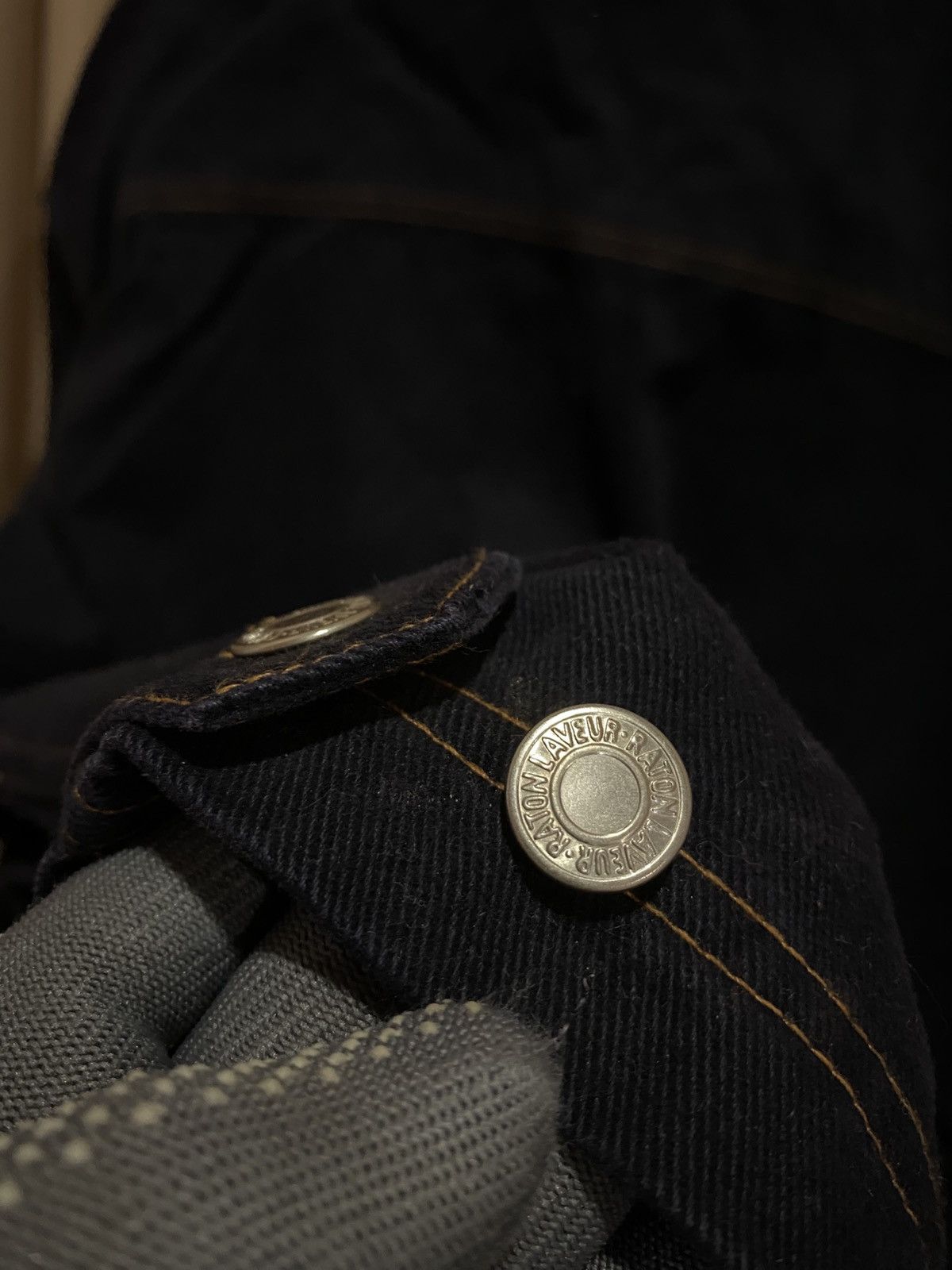Vintage Vintage HOMMEBOLD Black Canvas Work Jacket – Japan Made Size US L / EU 52-54 / 3 - 11 Thumbnail