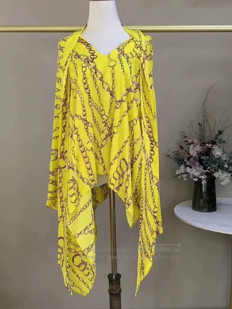 Balenciaga Balenciaga Mulberry Silk Chain Top Size XXS / US 00 / IT 34 - 9 Thumbnail