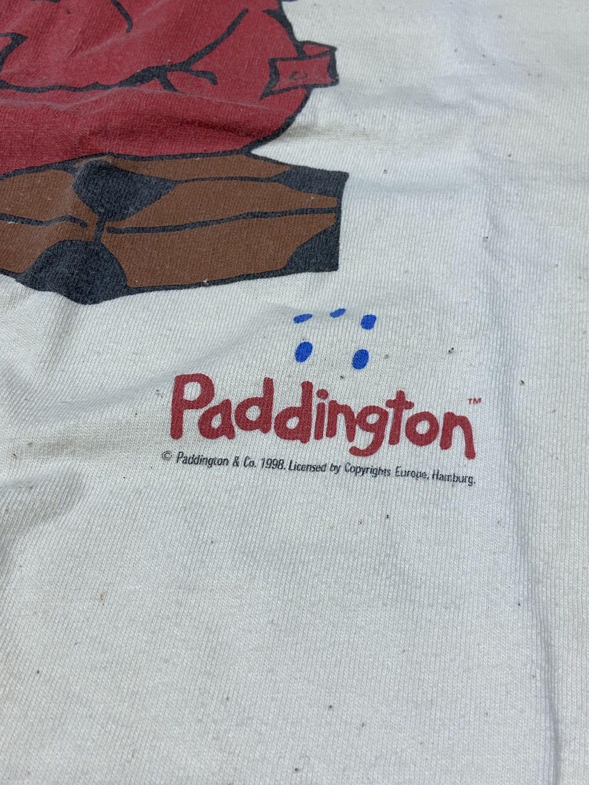 Hanes Vintage Paddington Hanes coffee rare movie comics tee 1998 Size US XL / EU 56 / 4 - 4 Thumbnail