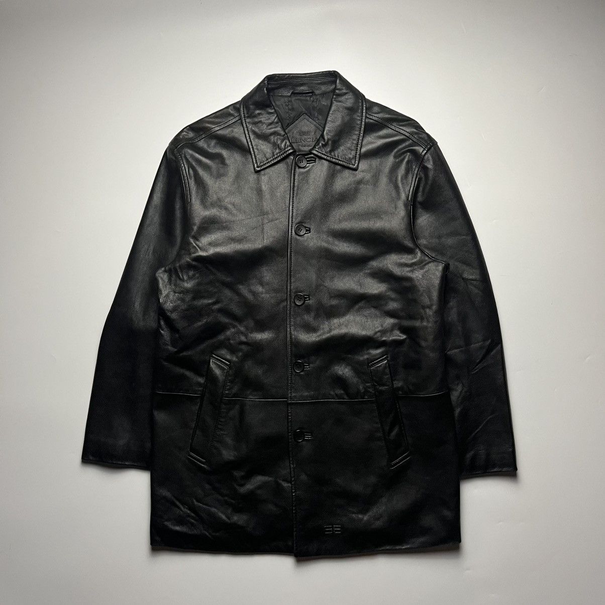 Balenciaga Nicolas Ghesquière Leather Coat Jacket
