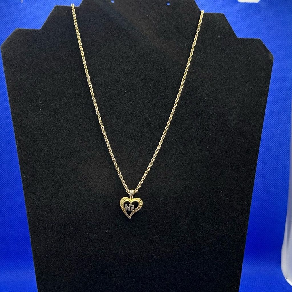 Nina Ricci Nina Ricci gold and crystal heart necklace Size ONE SIZE - 1 Thumbnail