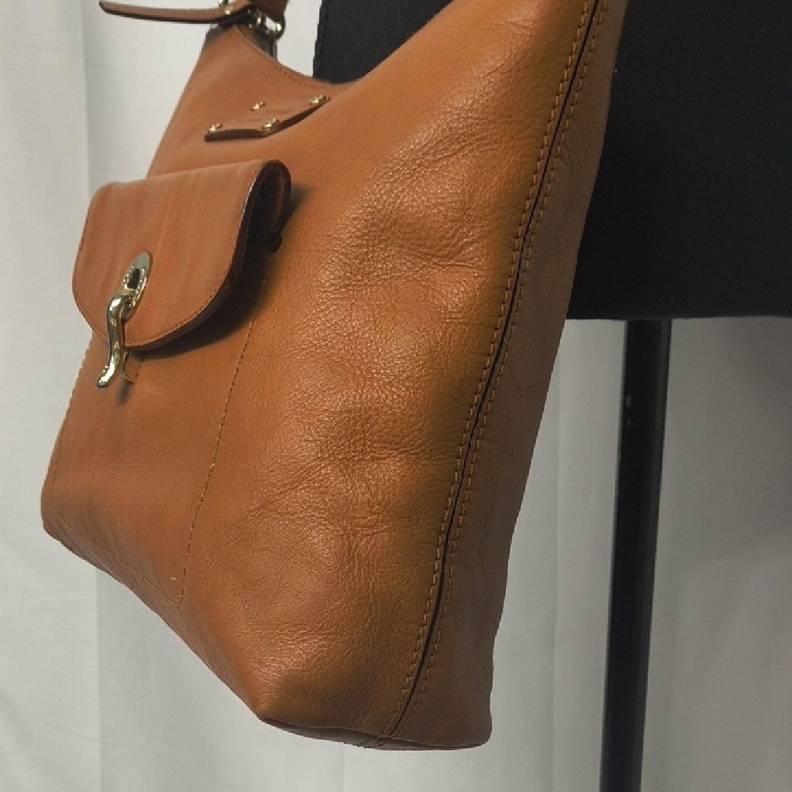 Kate Spade Y2K Kate Spade Leather Shoulder Bag With Hook Lock Pocket Size ONE SIZE - 5 Thumbnail
