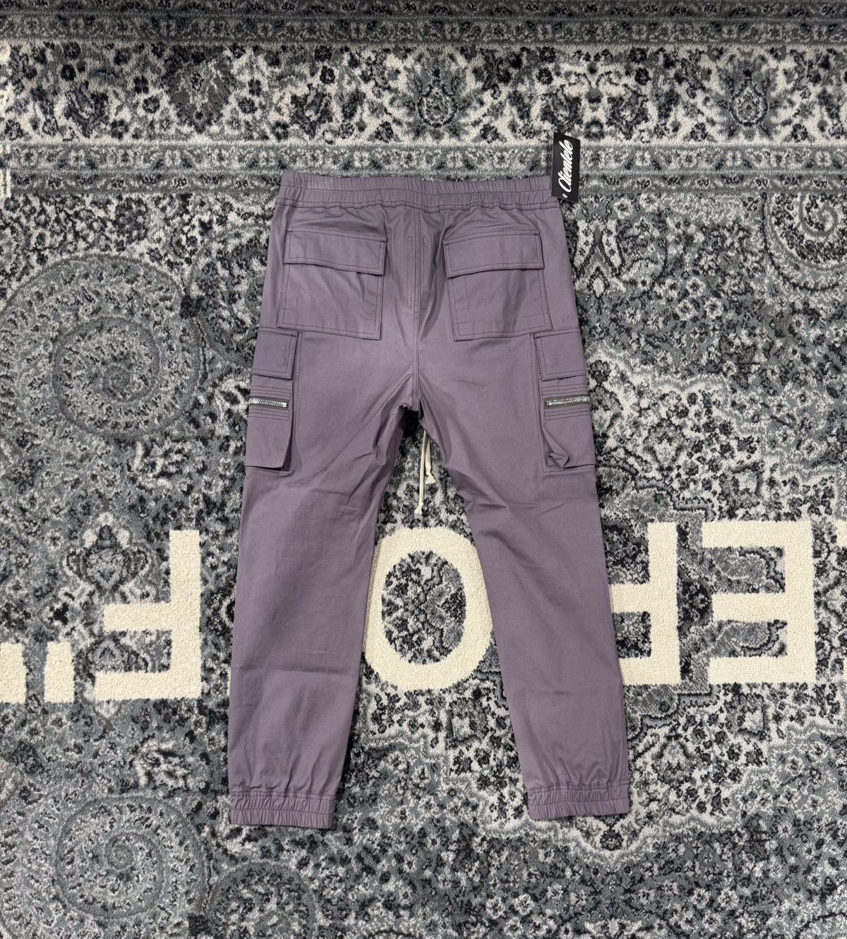 Rick Owens Rick Owens Eggplant Gunshell Cargos SS21 Size US 34 / EU 50 - 3 Thumbnail