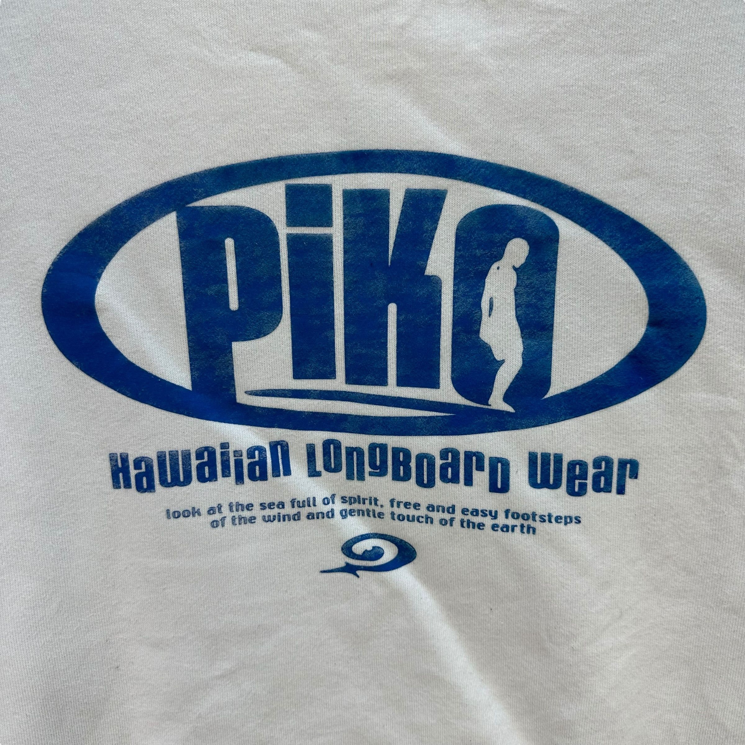Vintage PIKO HAWAIIAN LONGBOARD WEAR Big Logo Sweatshirt #A4-0102 Size US L / EU 52-54 / 3 - 2 Thumbnail