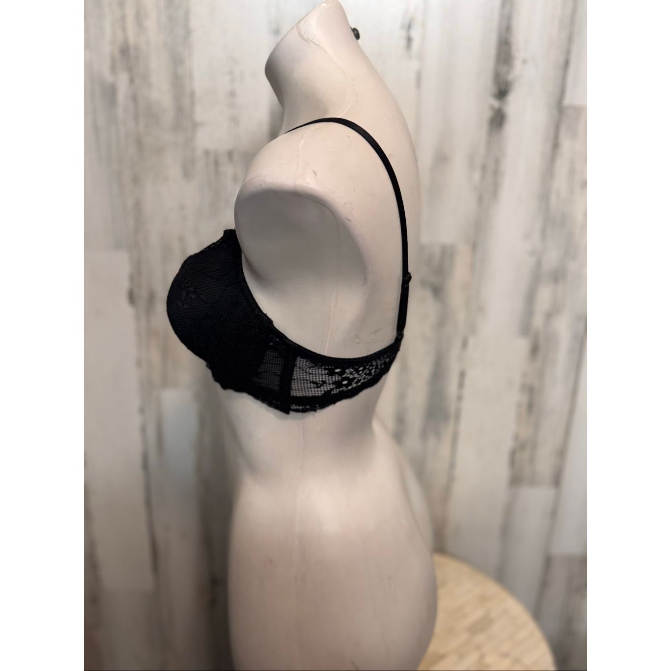 Other Just Be Black Lace Underwire Push-Up Bra – Size 34C Size ONE SIZE - 6 Thumbnail
