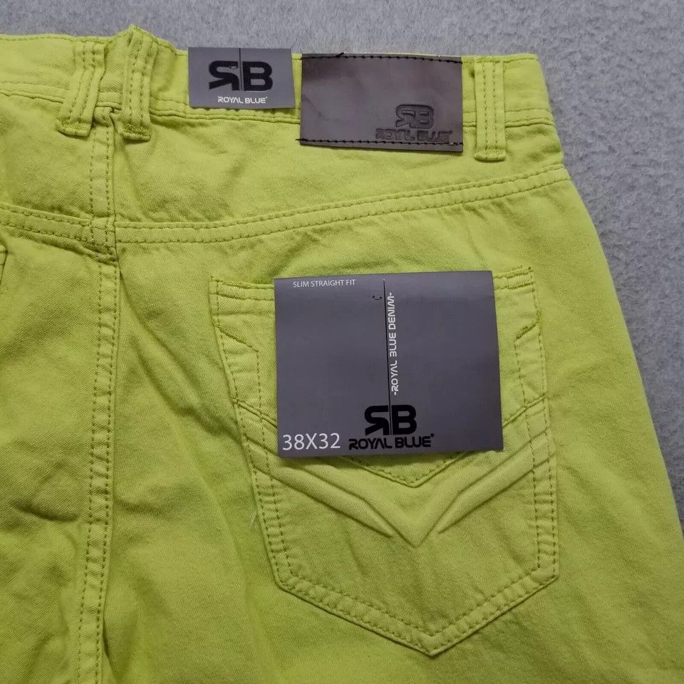 Other Royal Blue Shorts Mens 38 Chino Pockets Casual Cotton Size US 38 / EU 54 - 13 Thumbnail