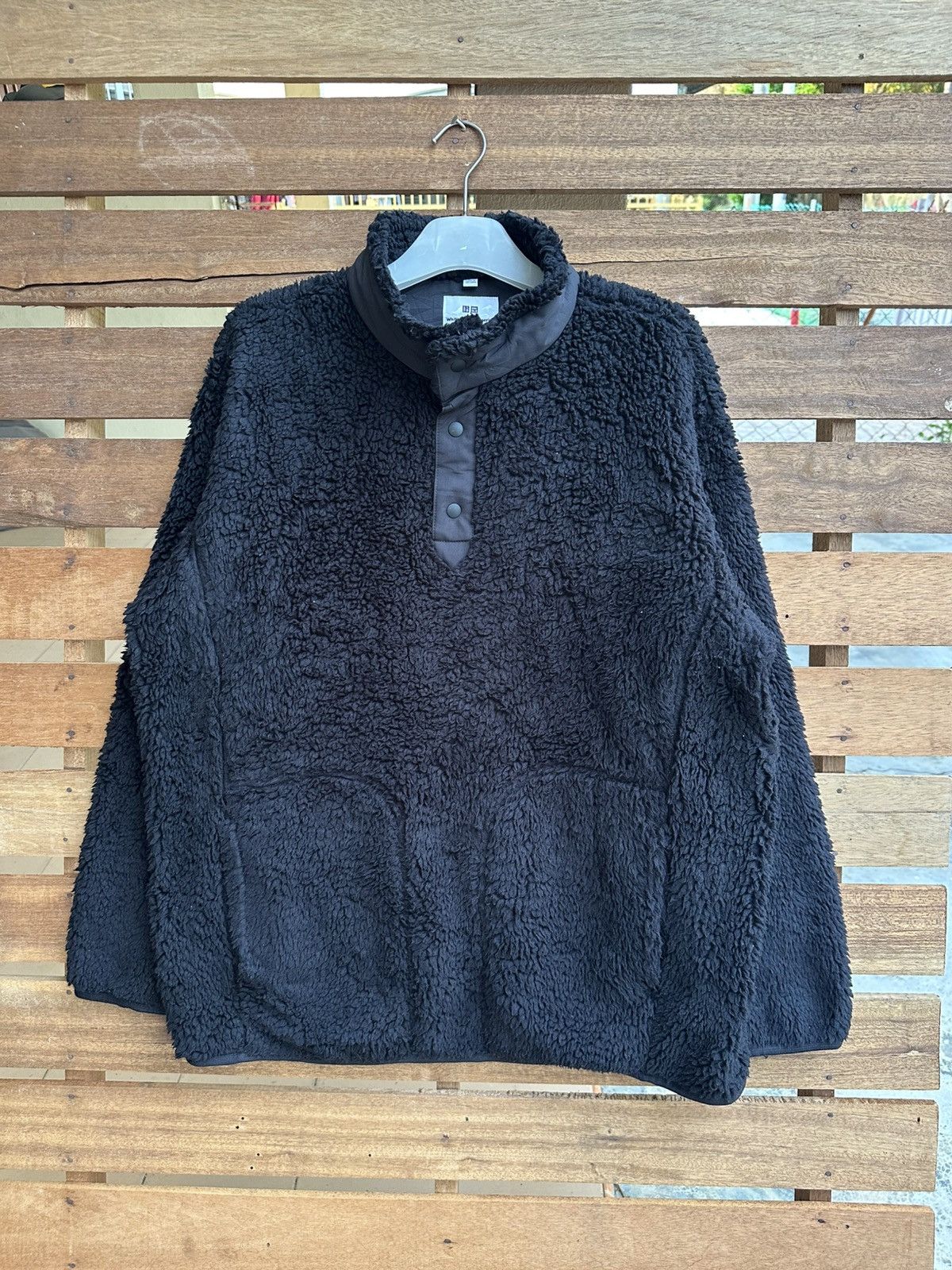 Uniqlo × White Mountaineering Uniqlo White Mountaineering Deep Pile Fleece Jacket Size US L / EU 52-54 / 3 - 1 Thumbnail