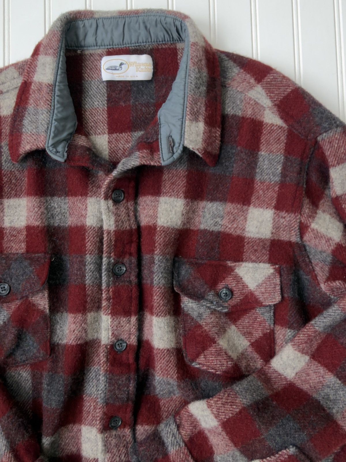 Other Winona Knits Men’s Wool Button Up Flannel Shirt Jacket XXL Size US XXL / EU 58 / 5 - 3 Thumbnail