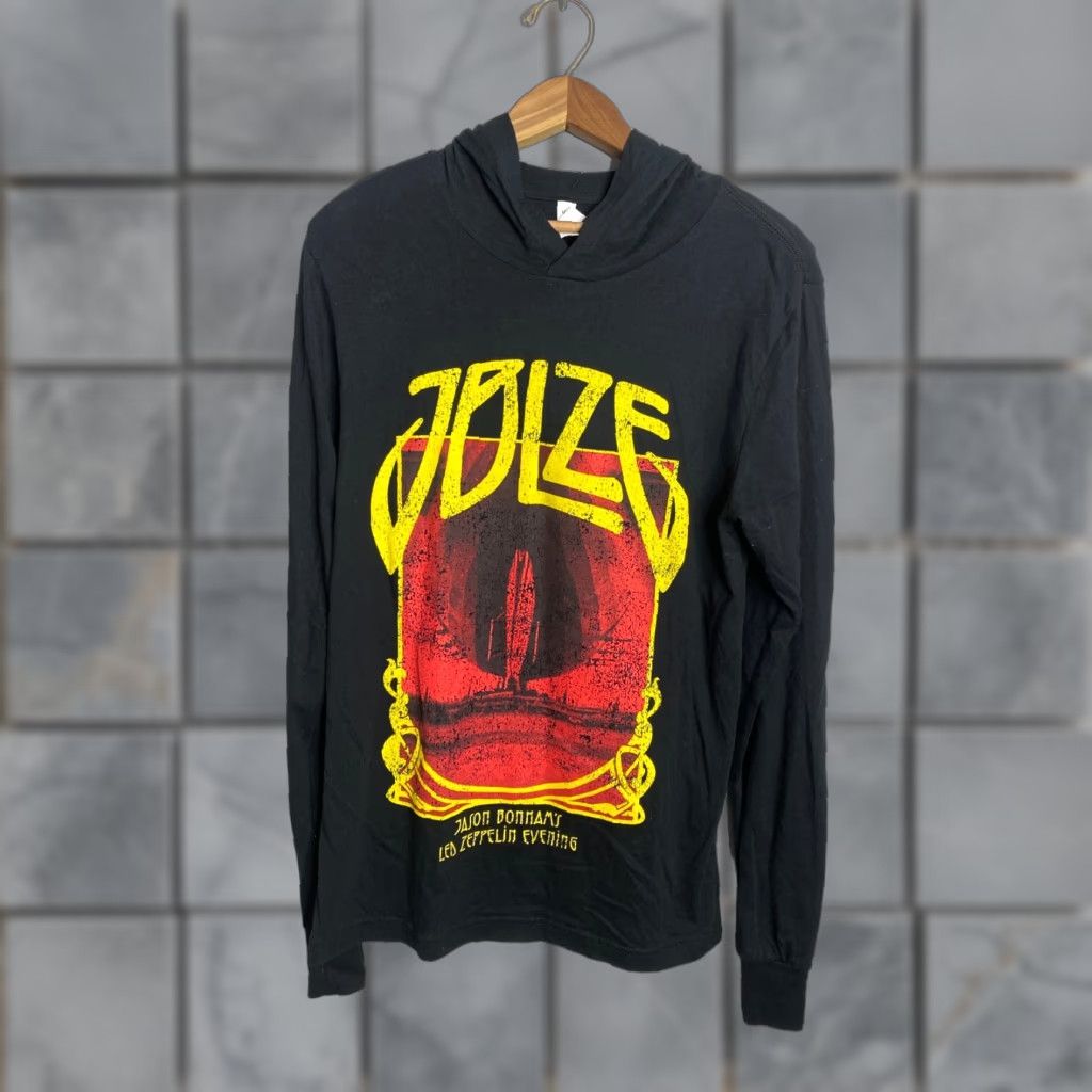 Vintage LED Zeppelin Hoodie Light Sweater 2018 Tour Men S Black Canvas Pullover Sweatshirt Logo Classic Winter Outdoor 8/10 Mens Size US S / EU 44-46 / 1 - 1 Thumbnail