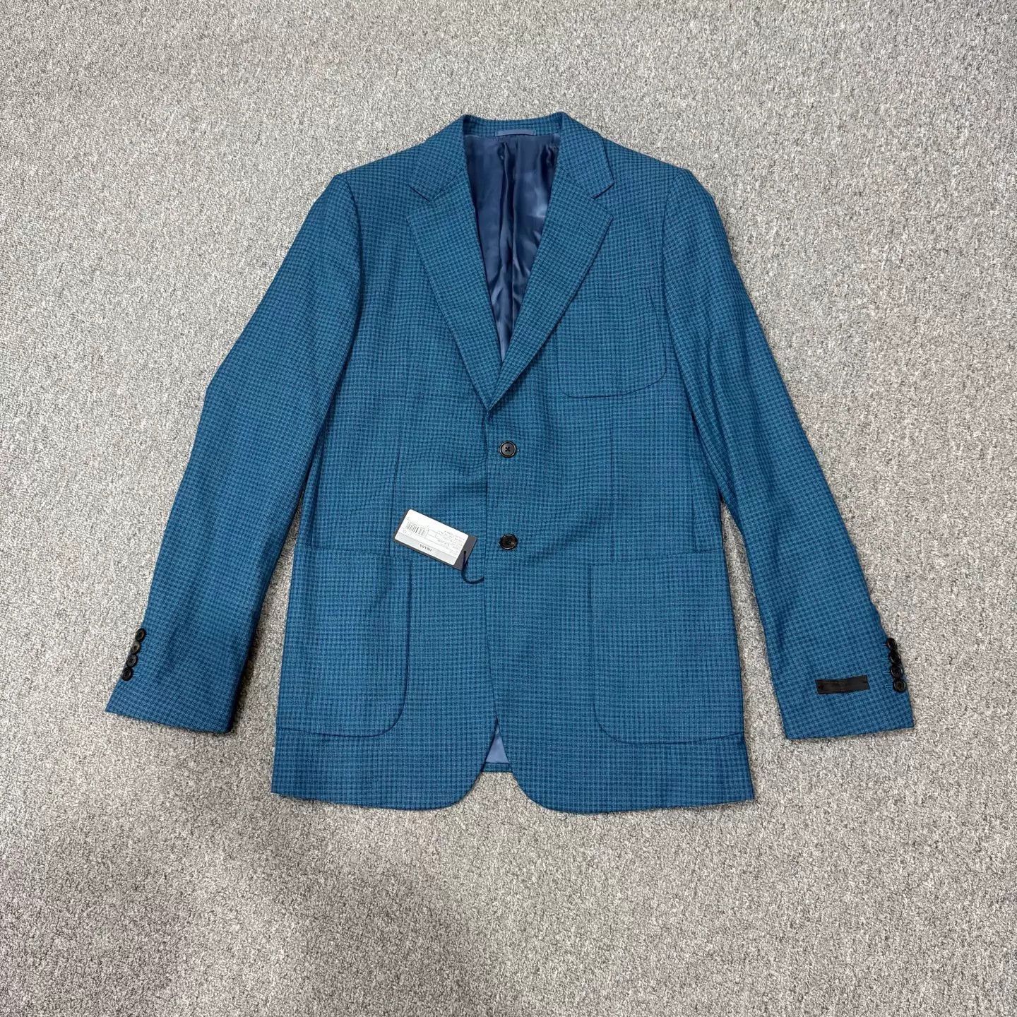 Prada Prada blue check arm logo blazer NWT 52R Size 52R - 2 Thumbnail