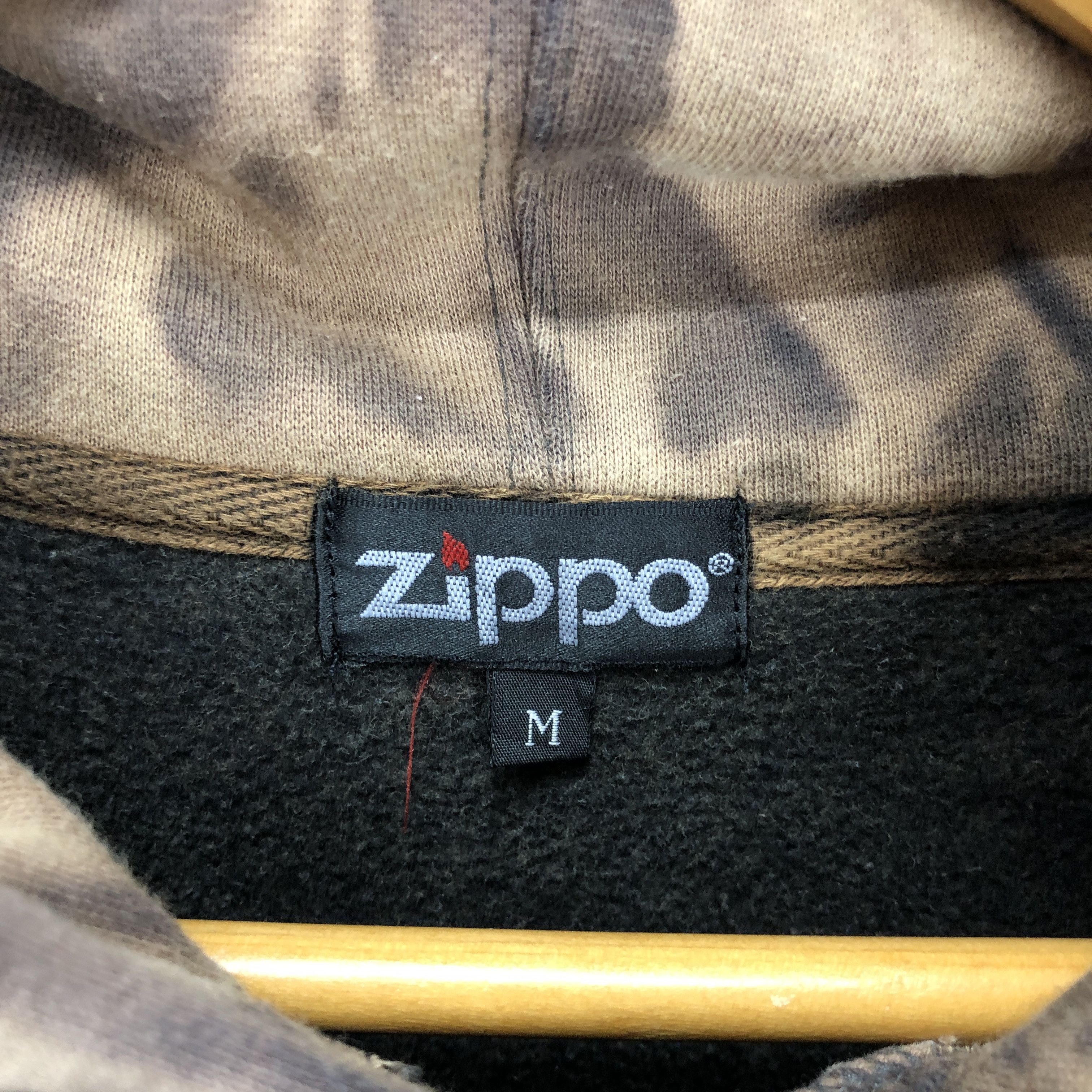 Zippo ZIPPO Acid Wash Hoodie Pullover #1471/AY Size US M / EU 48-50 / 2 - 8 Thumbnail
